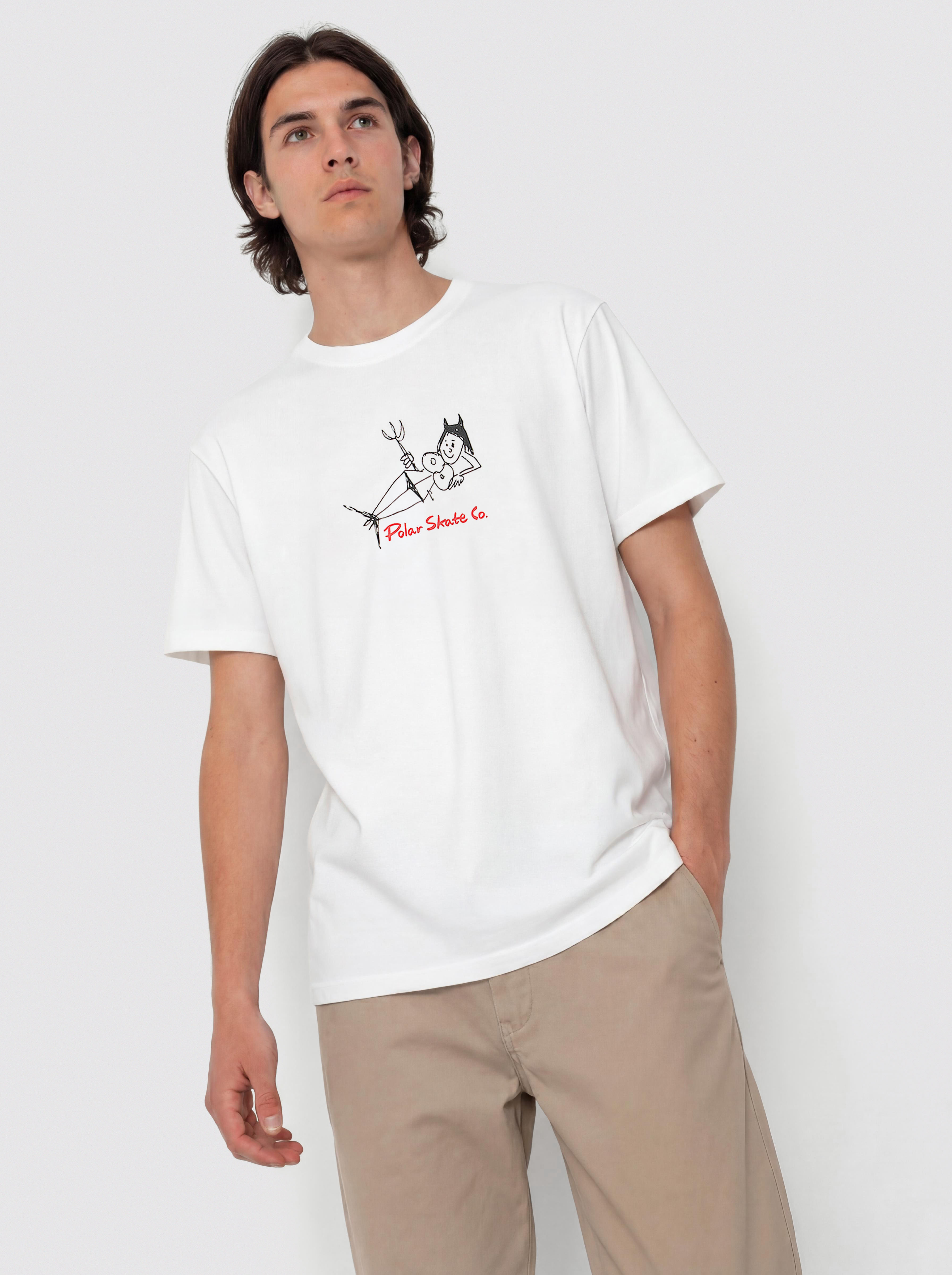 Tričko Polar Skate Devil Woman (white)