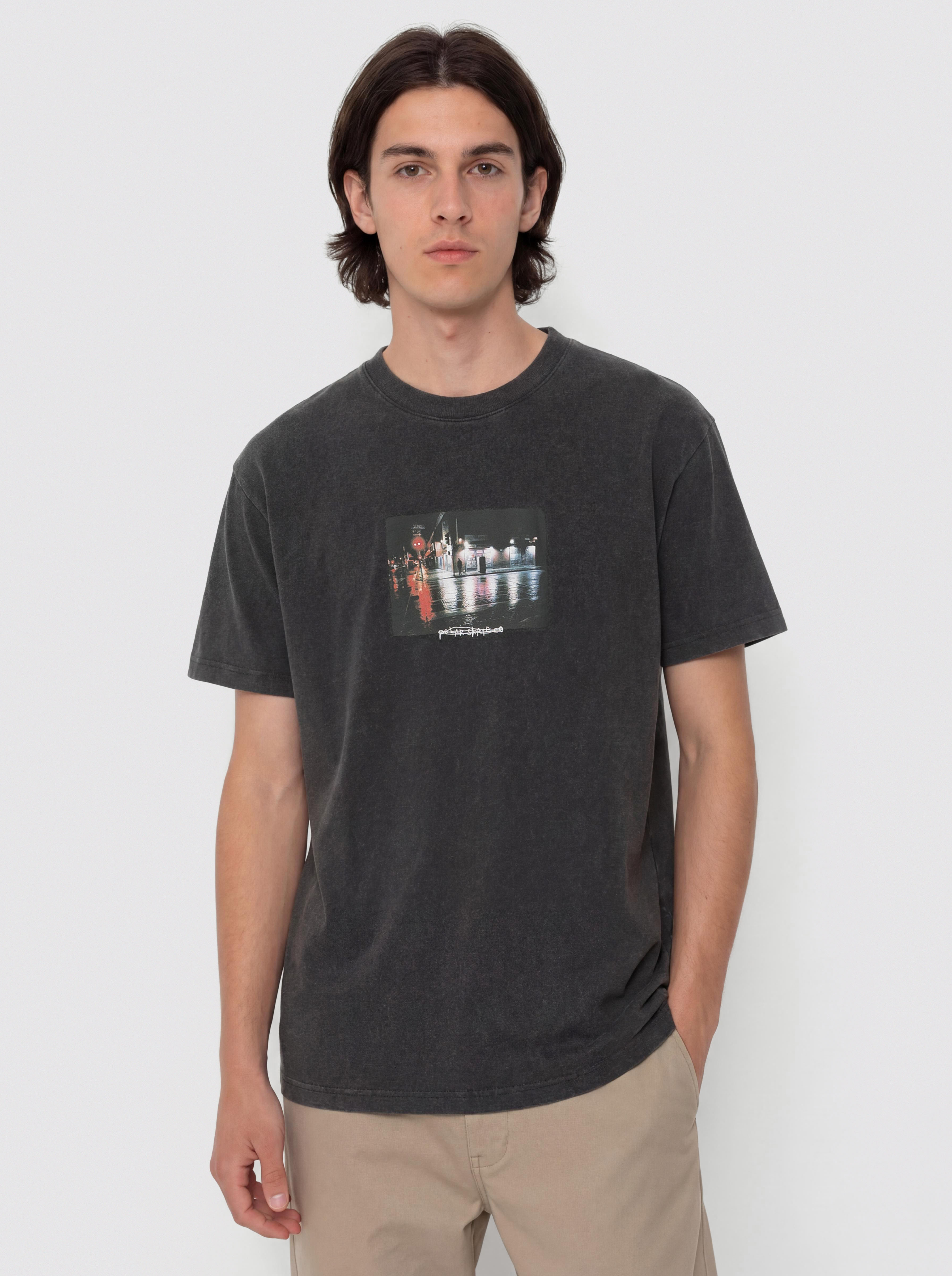 Tričko Polar Skate 5th ST/LA (silver black)