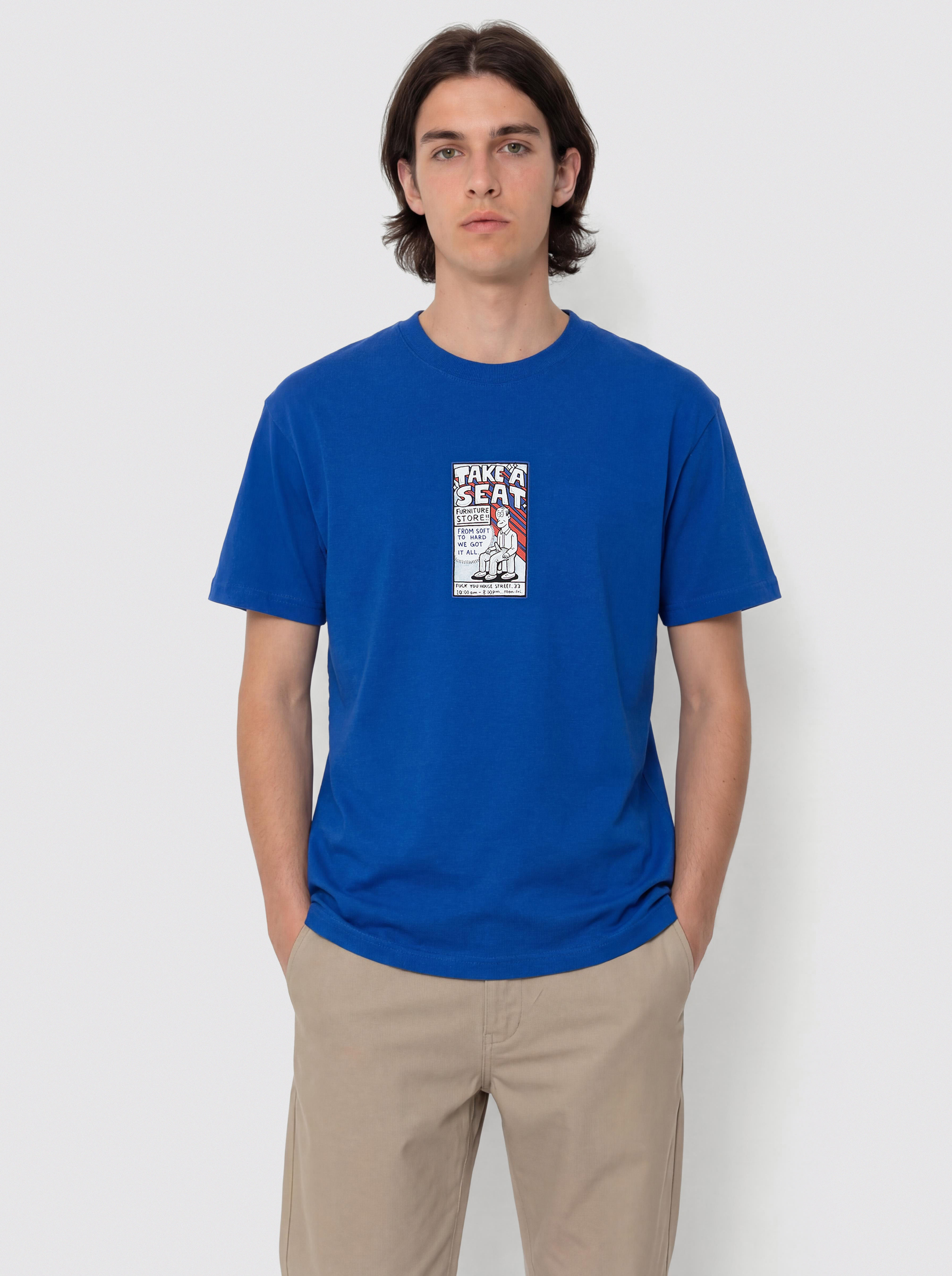 Tričko Polar Skate Take A Seat (egyptian blue)