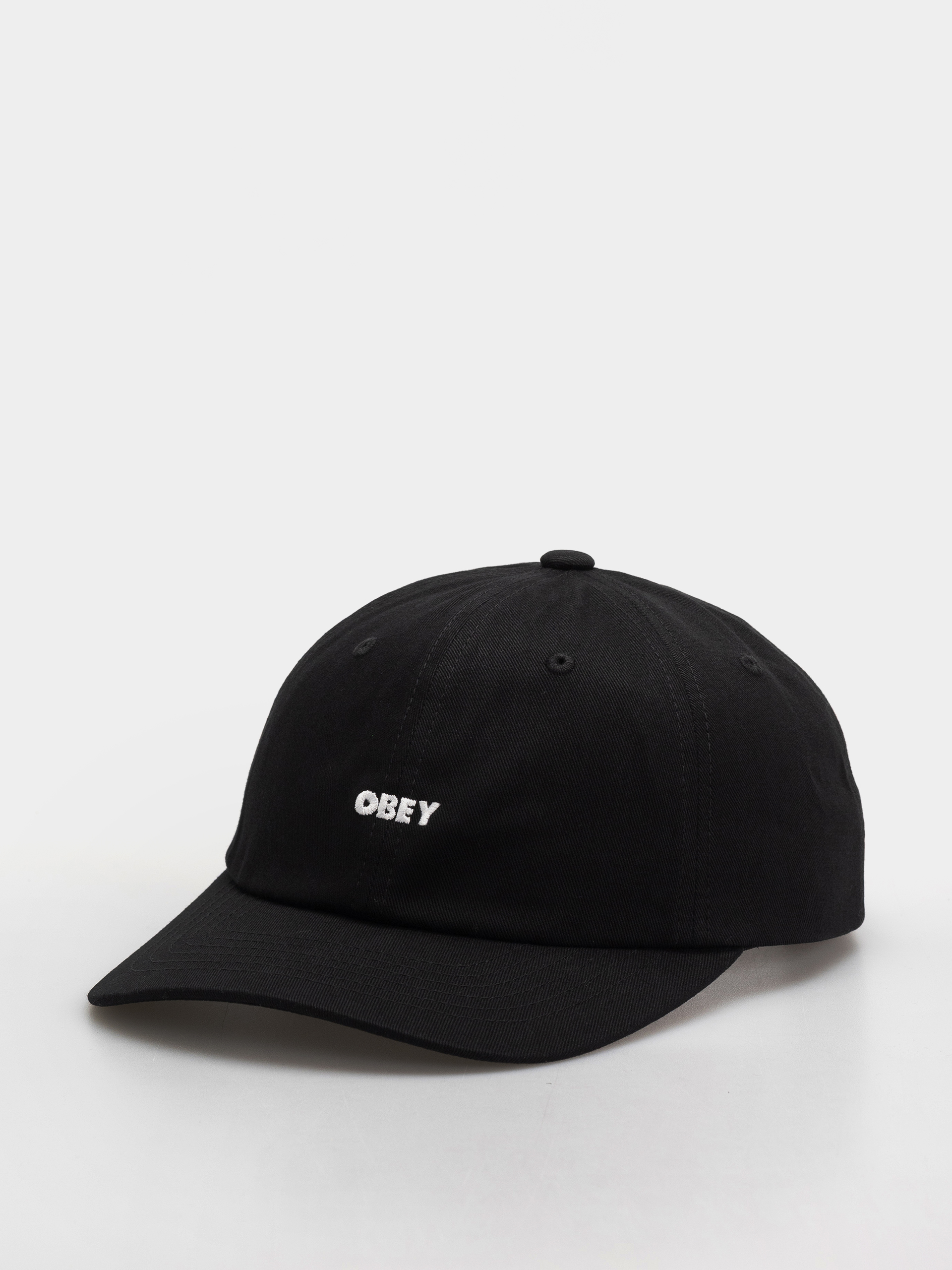 Kšiltovka  OBEY Bold Curve 6 Panel (black)