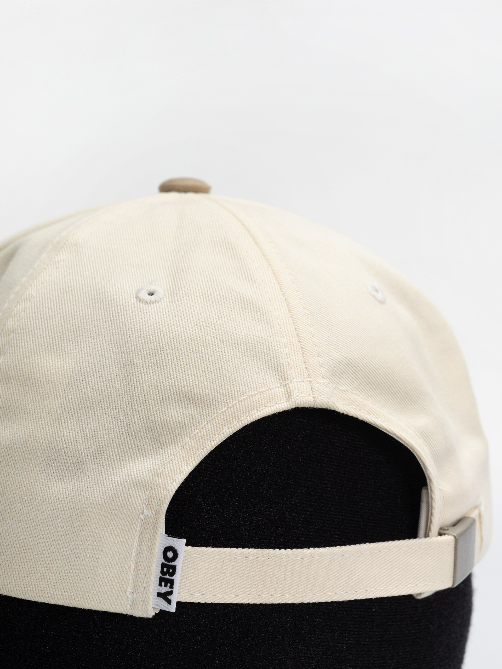 Kšiltovka  OBEY Design Studios 5 Panel (pale khaki multi)