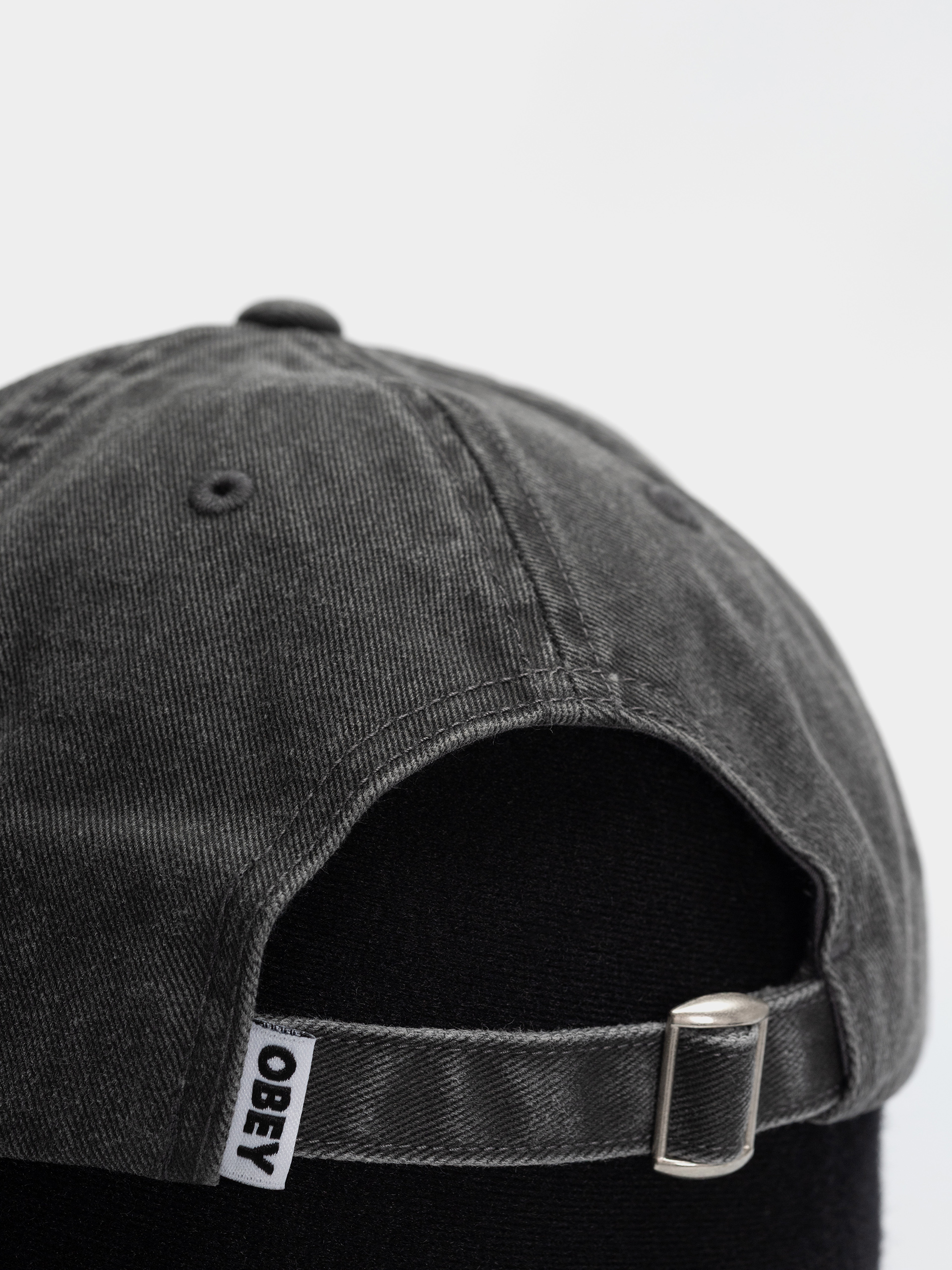 Kšiltovka  OBEY Pigment Slanted (pigment black)