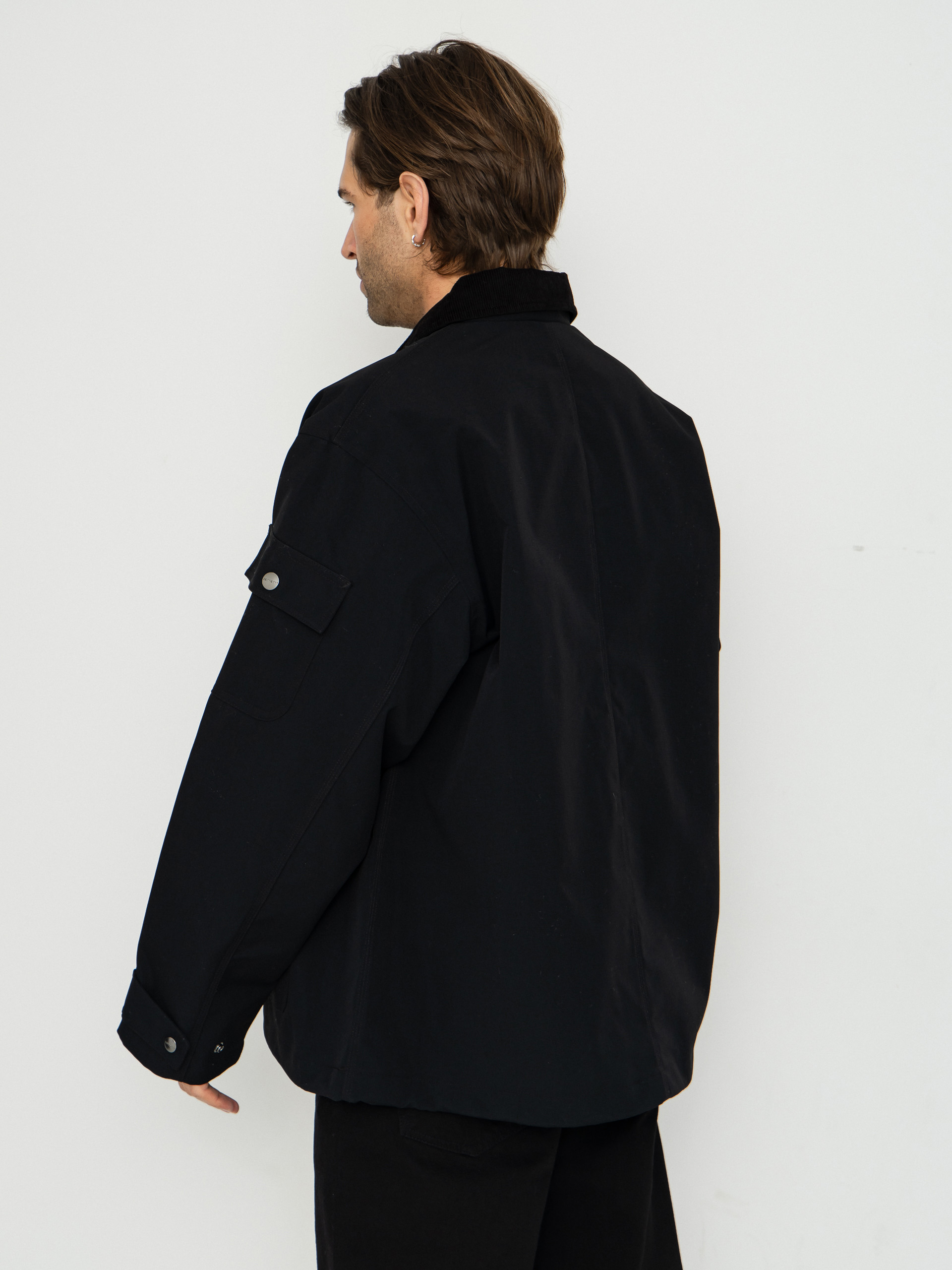 Bunda Carhartt WIP Clapton (black/black)