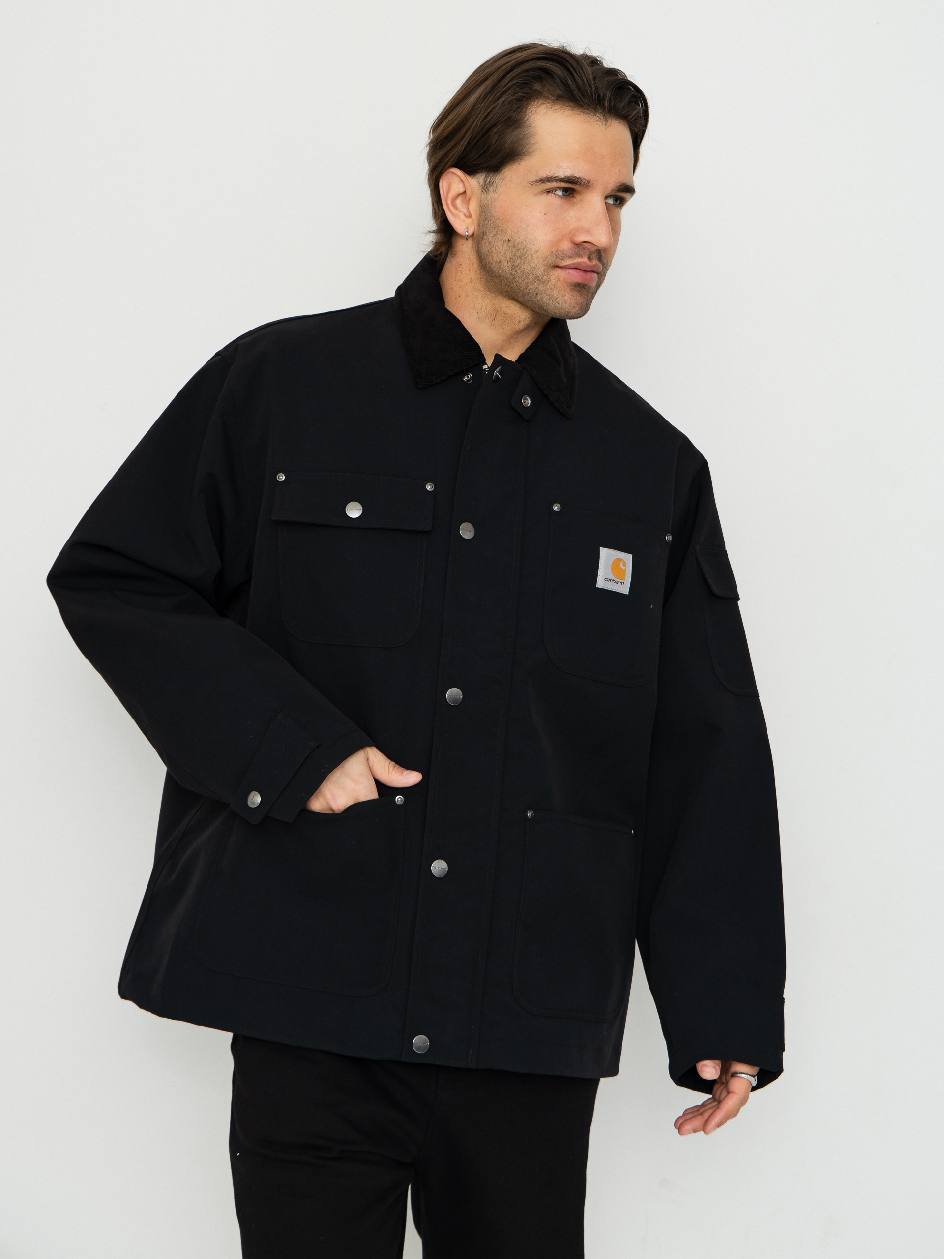 Bunda Carhartt WIP Clapton (black/black)