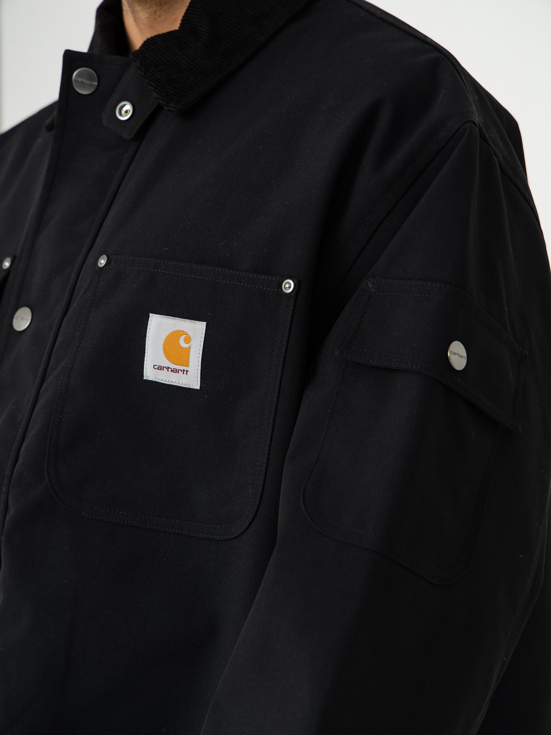 Bunda Carhartt WIP Clapton (black/black)