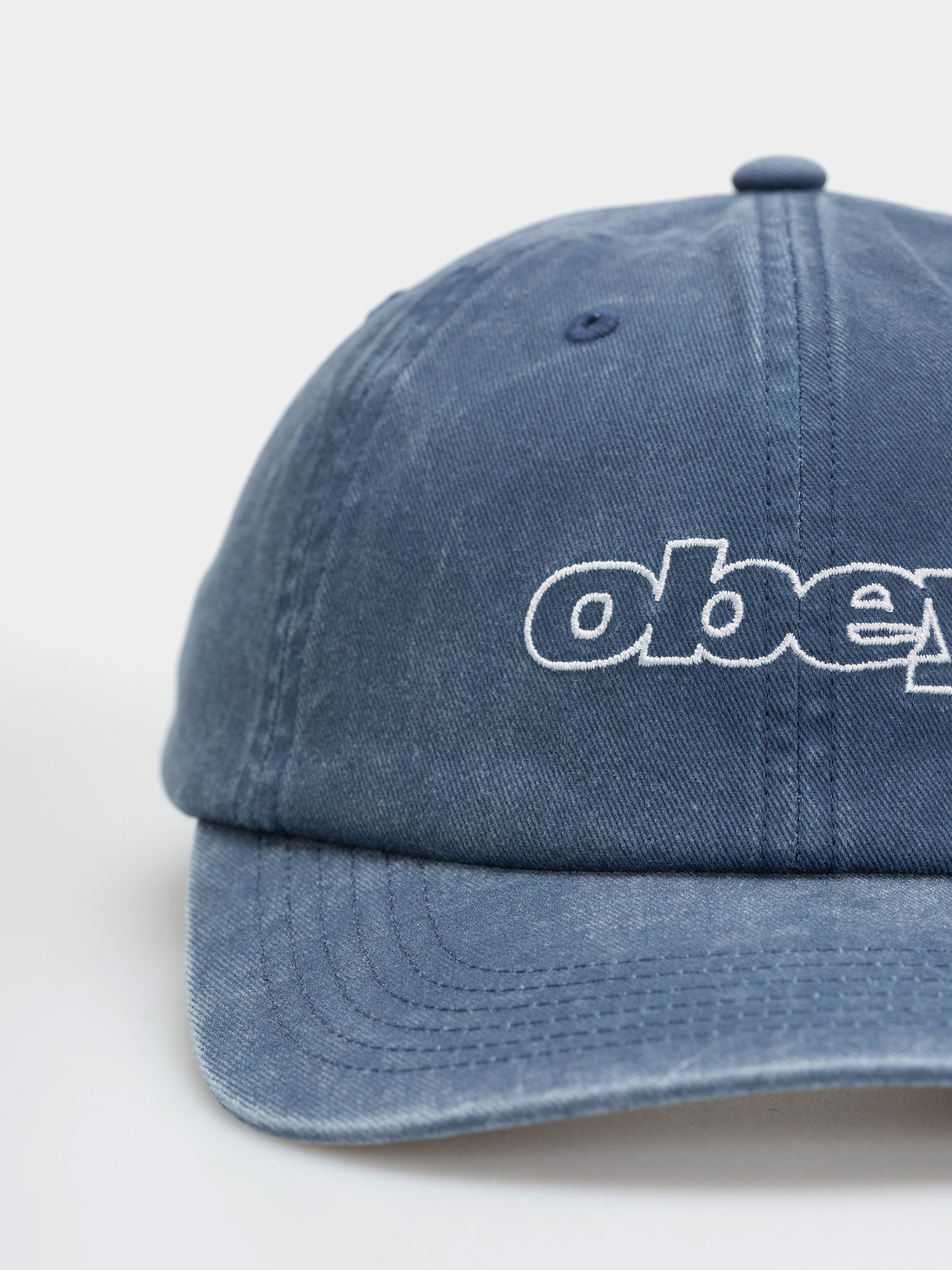 Kšiltovka  OBEY Pigment Slanted (pigment navy)