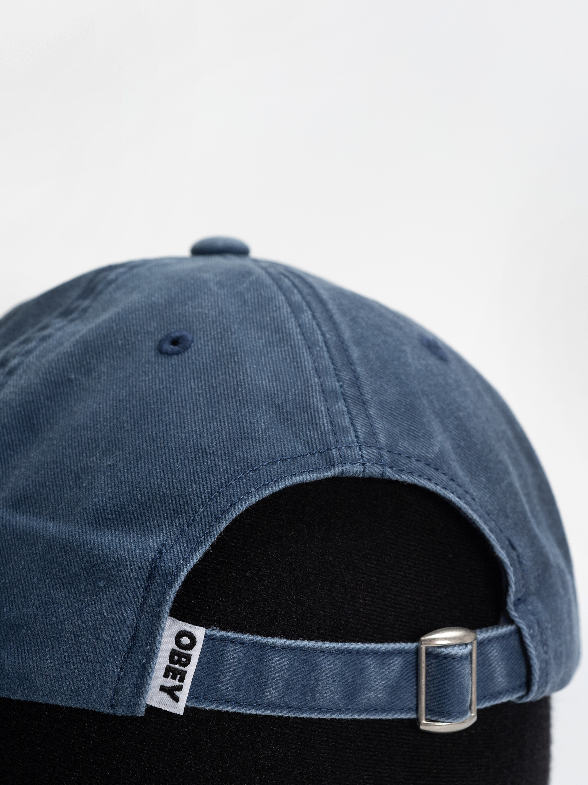 Kšiltovka  OBEY Pigment Slanted (pigment navy)