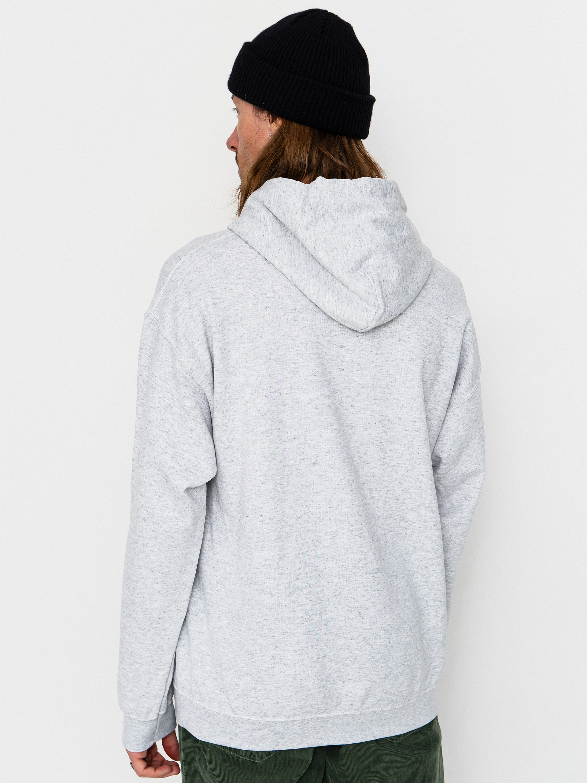 Mikina s kapucí Thrasher x Spitfire Big Head Outline HD (ash)