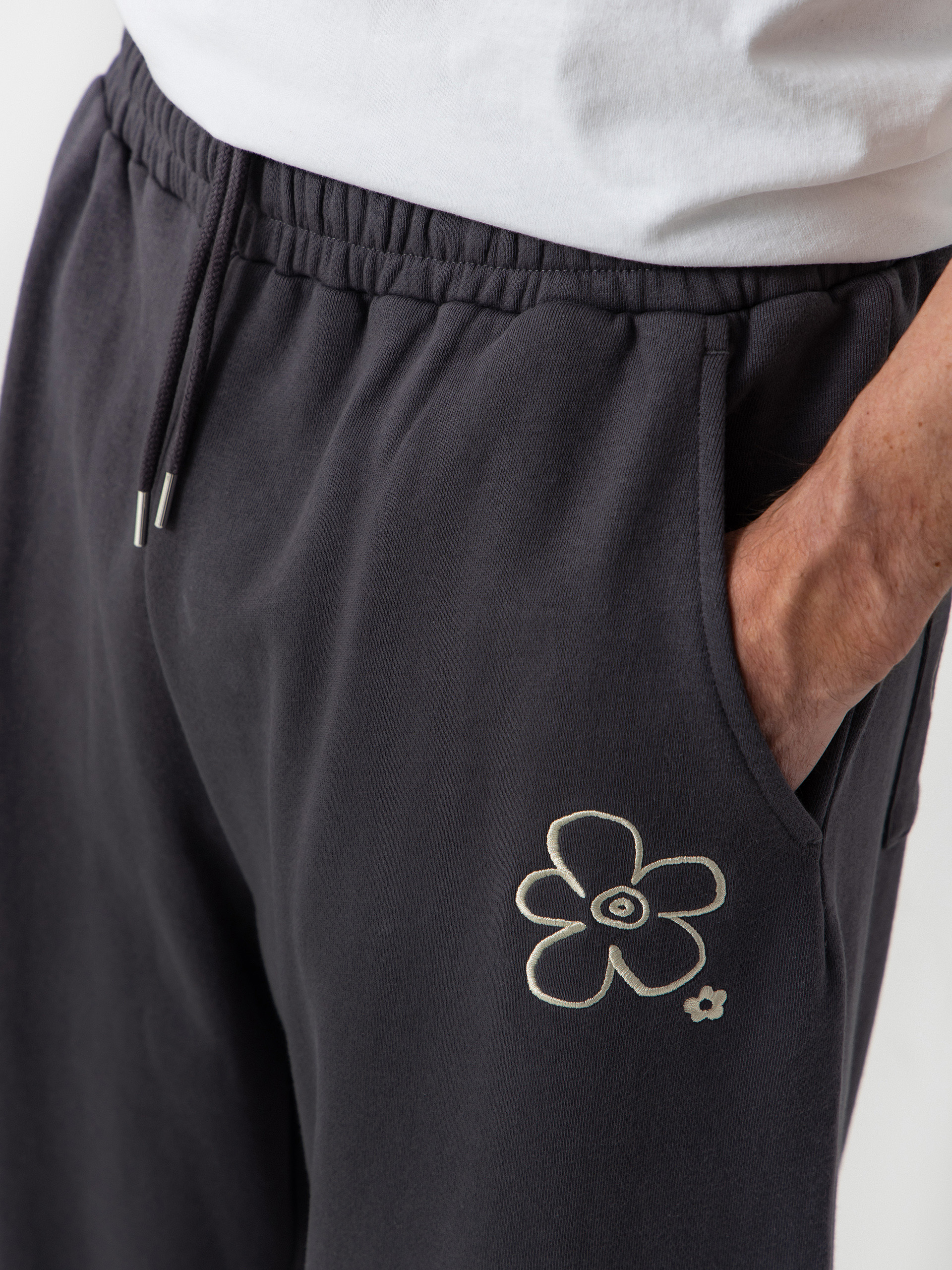 Kalhoty RipNDip Blonded Straight Leg (charcoal)