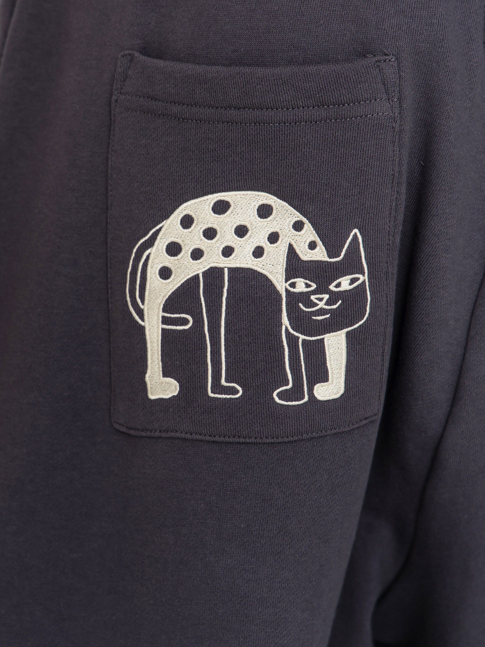 Kalhoty RipNDip Blonded Straight Leg (charcoal)