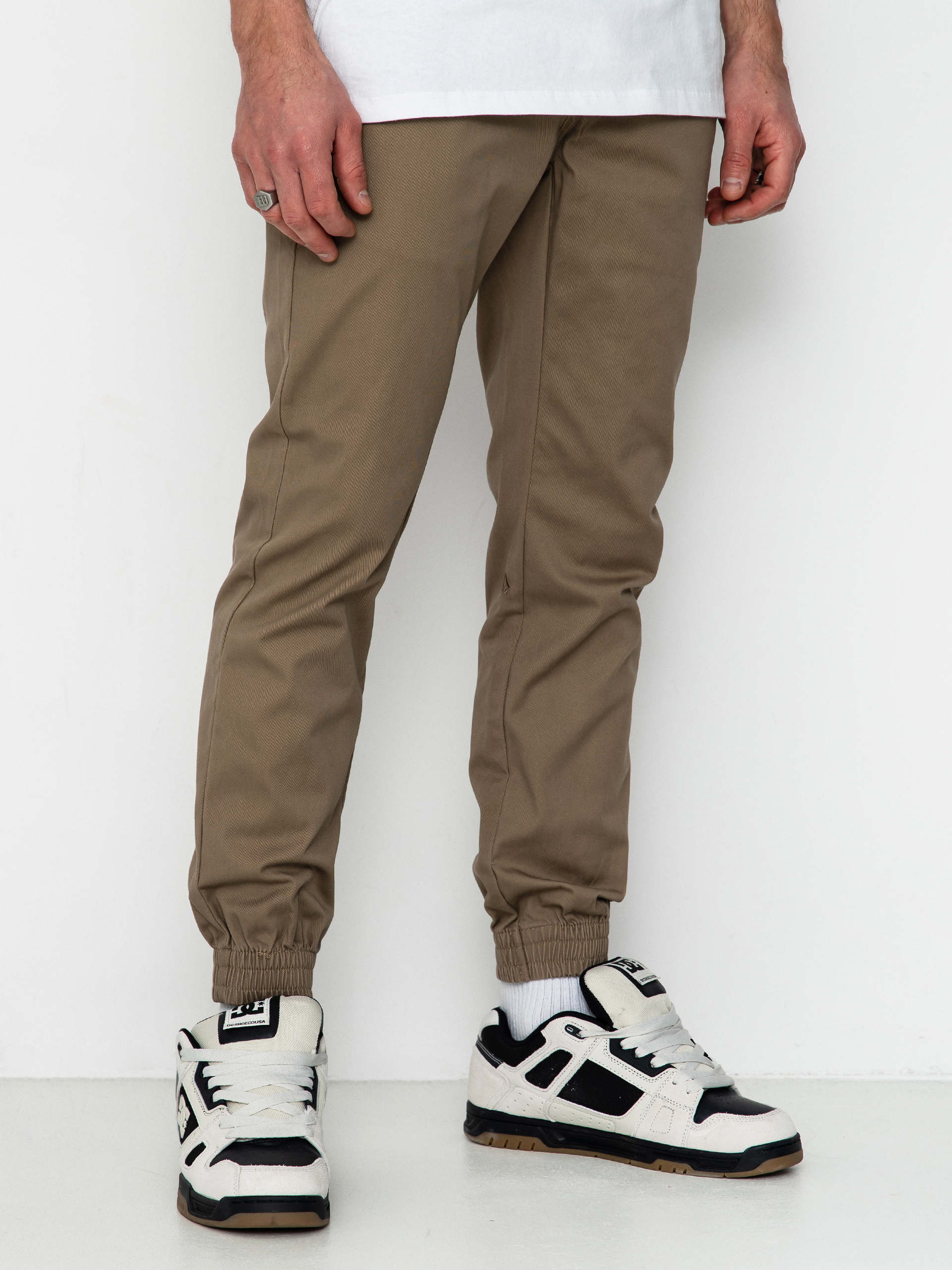 Kalhoty Volcom Frickin Slim Jogger (khaki)