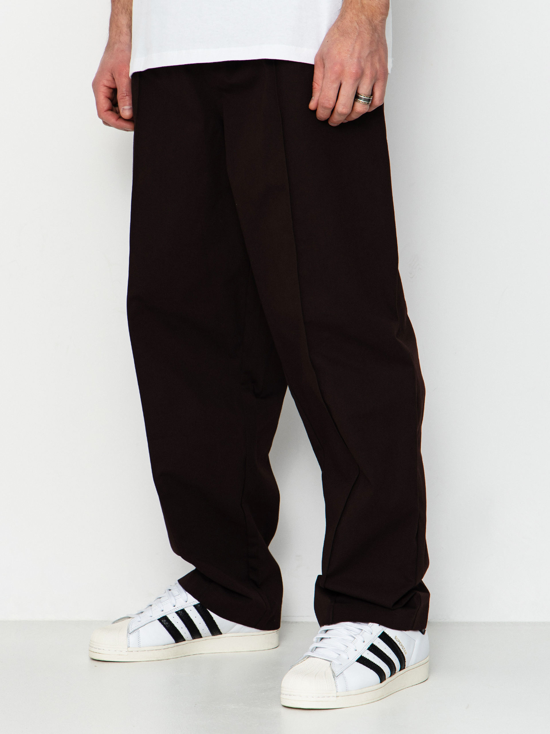 Kalhoty adidas Pintuck 2.0 (aurora coffee)