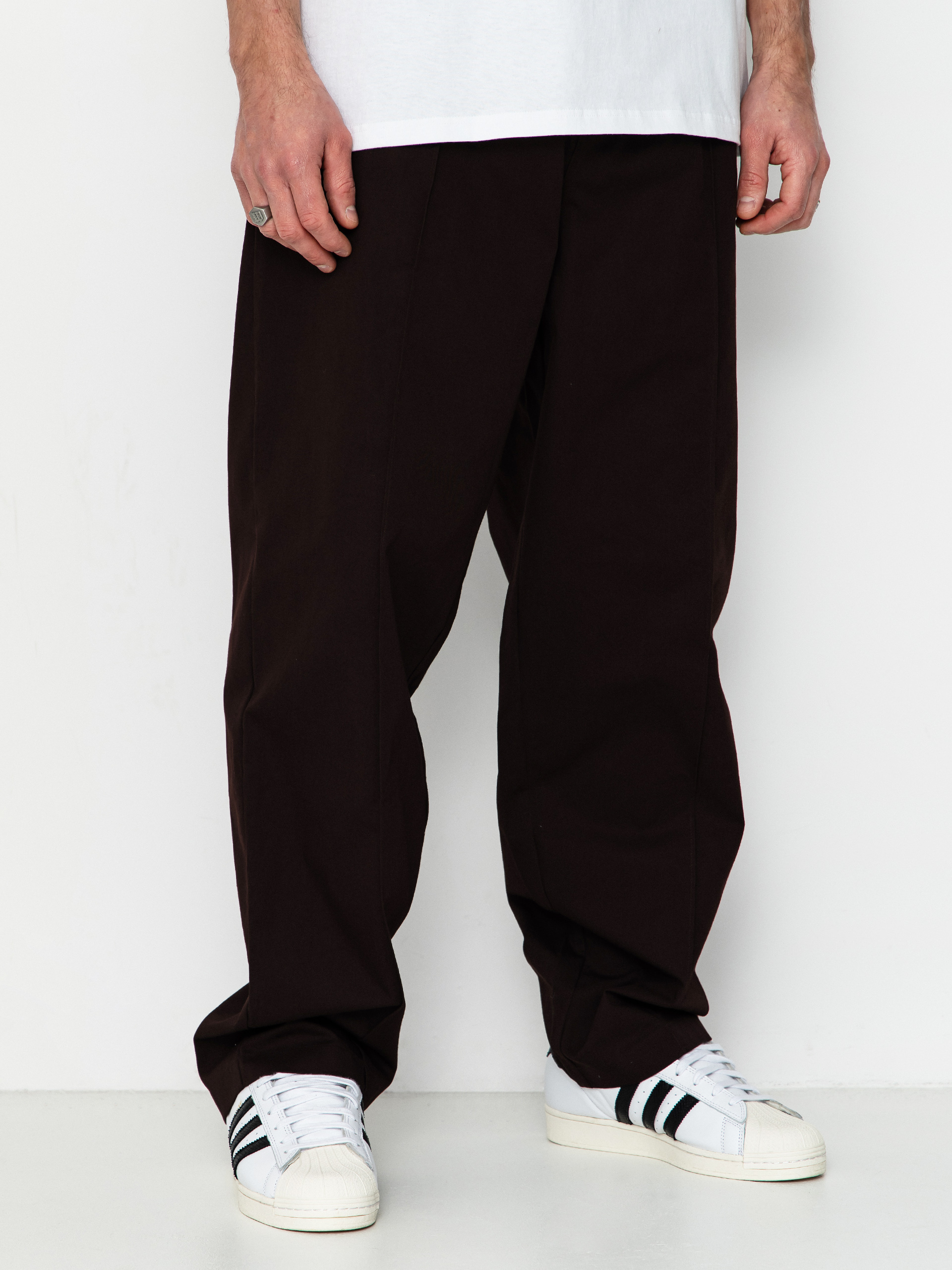Kalhoty adidas Pintuck 2.0 (aurora coffee)