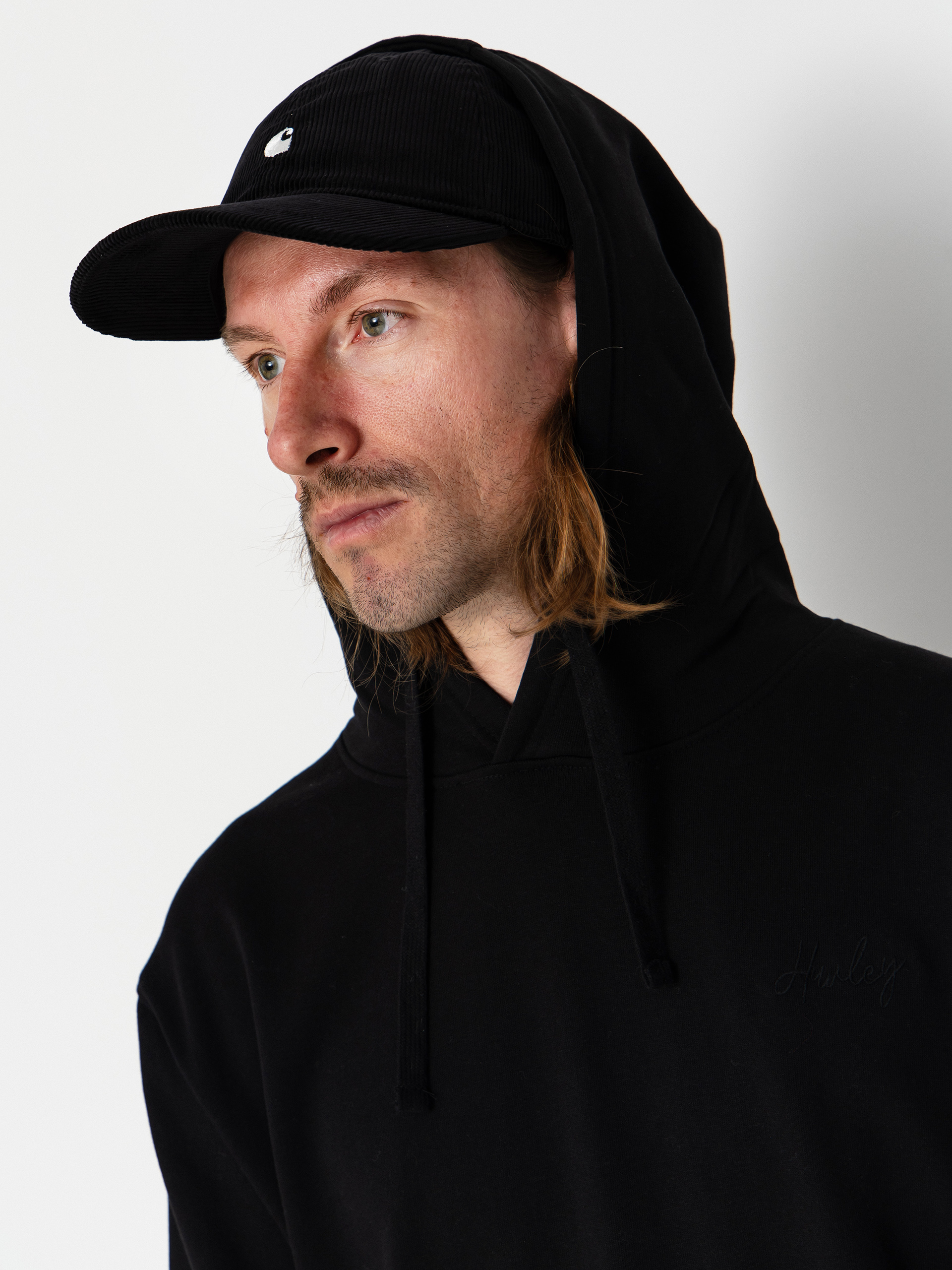 Mikina s kapucí Hurley Trudy Tatto Skull HD (black)