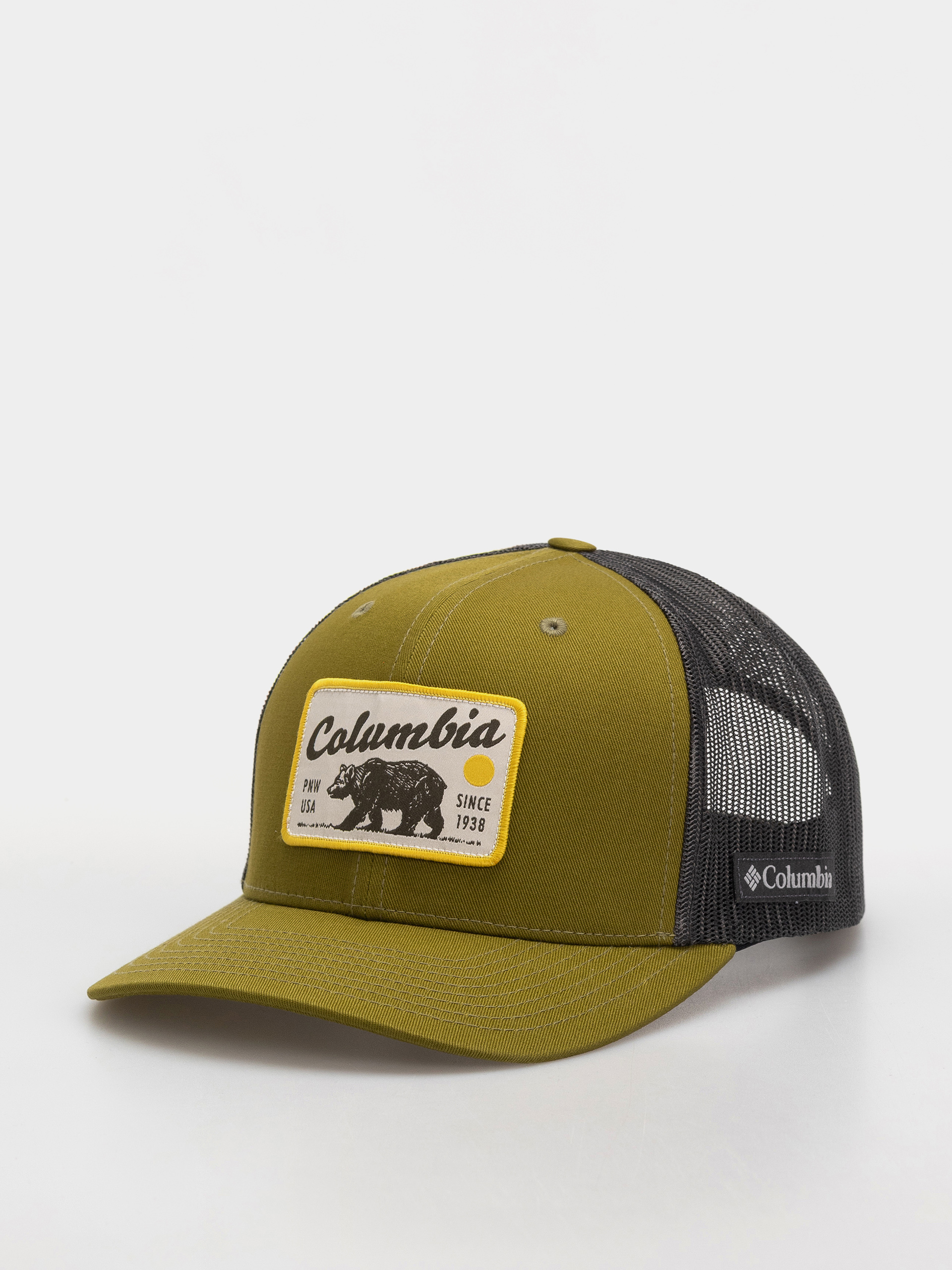 Kšiltovka  Columbia Mesh Snap Back (mossy green/pnw bear)