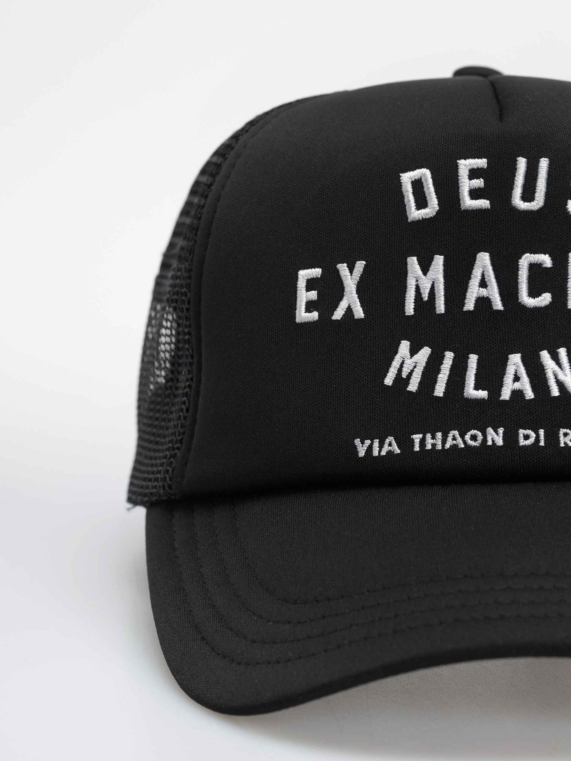 Kšiltovka  Deus Ex Machina Milano Address (black)