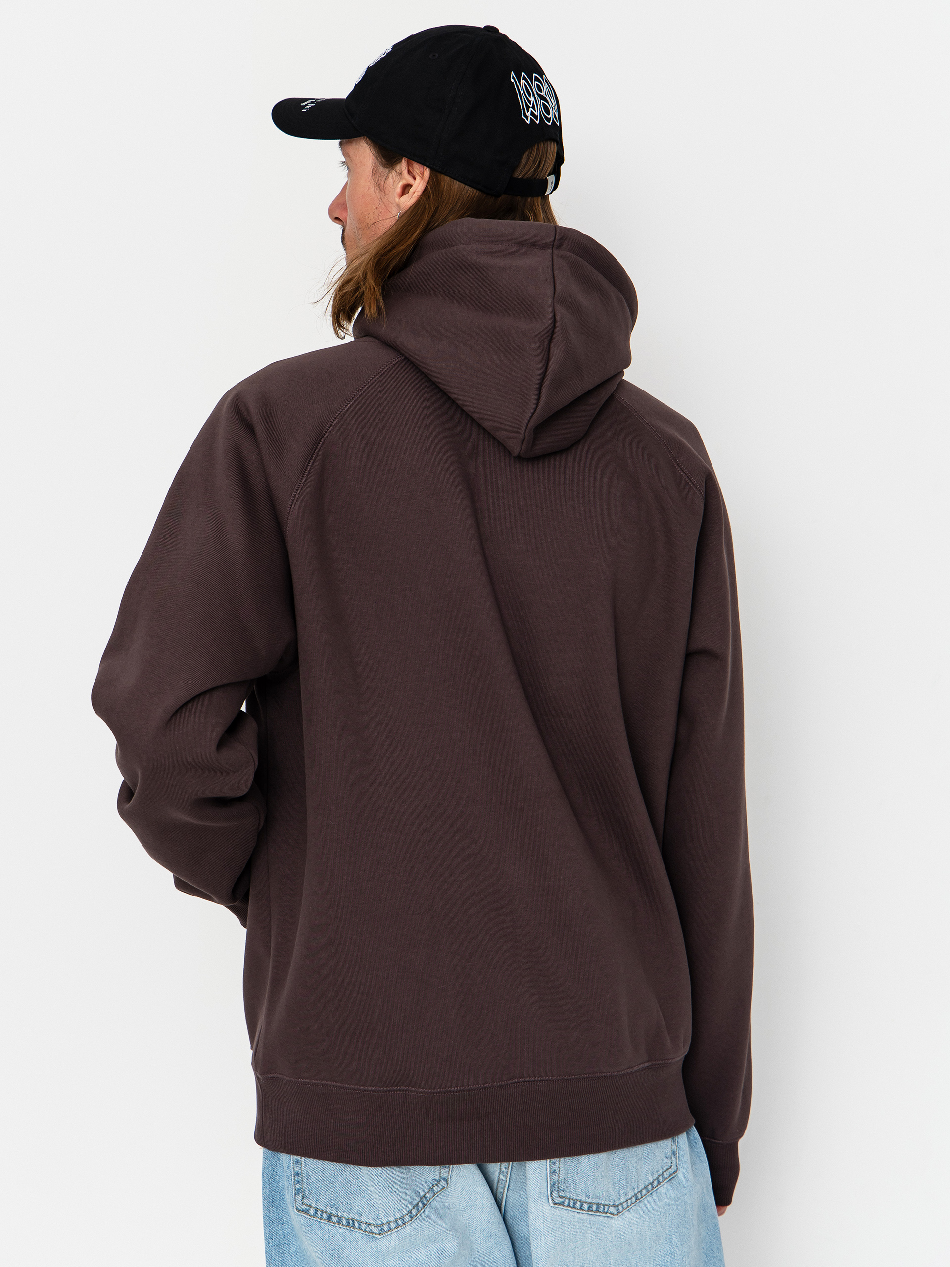 Mikina s kapucí Carhartt WIP Chase HD (shale/gold)