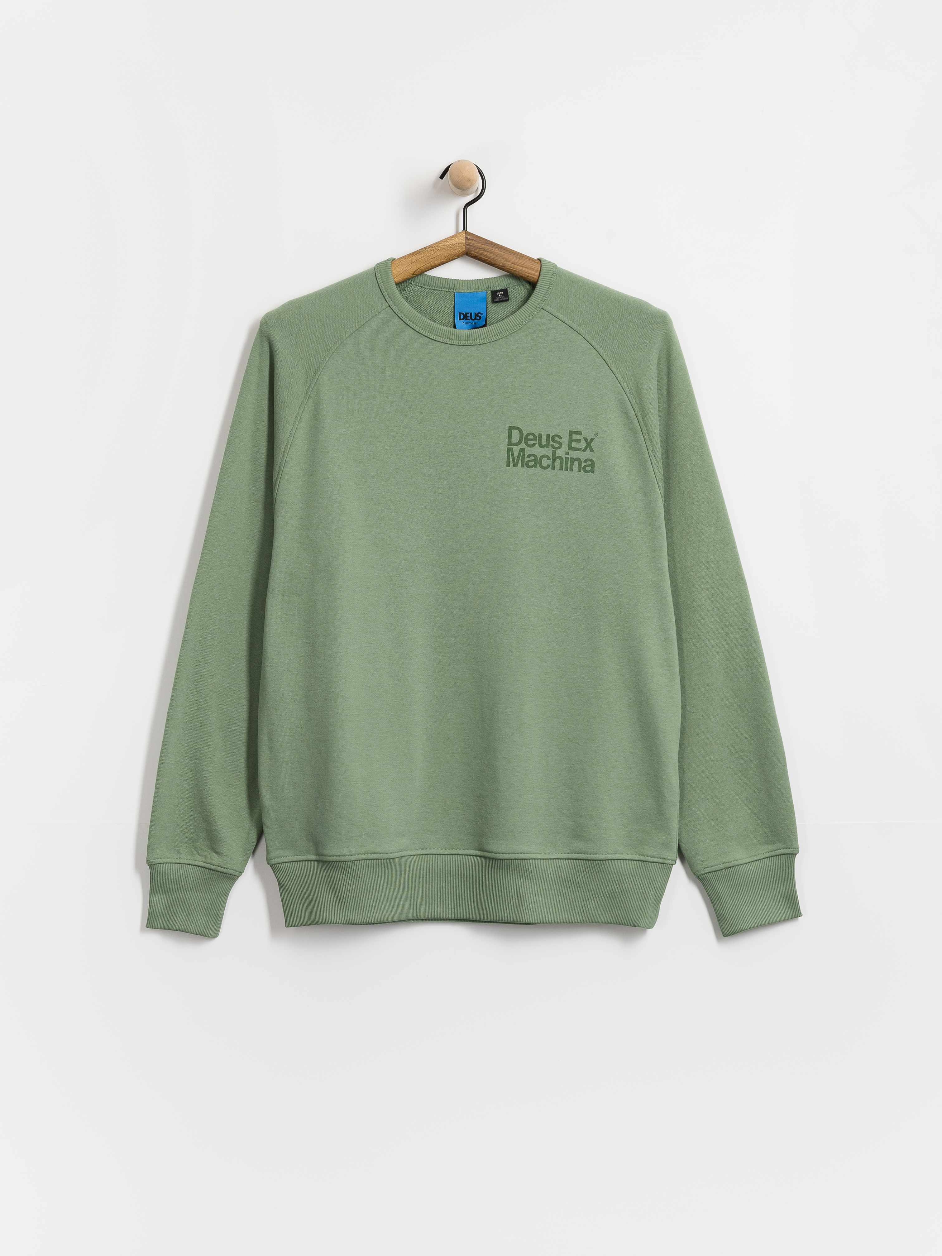 Mikina Deus Ex Machina Plenty Good Crew (loden frost green)