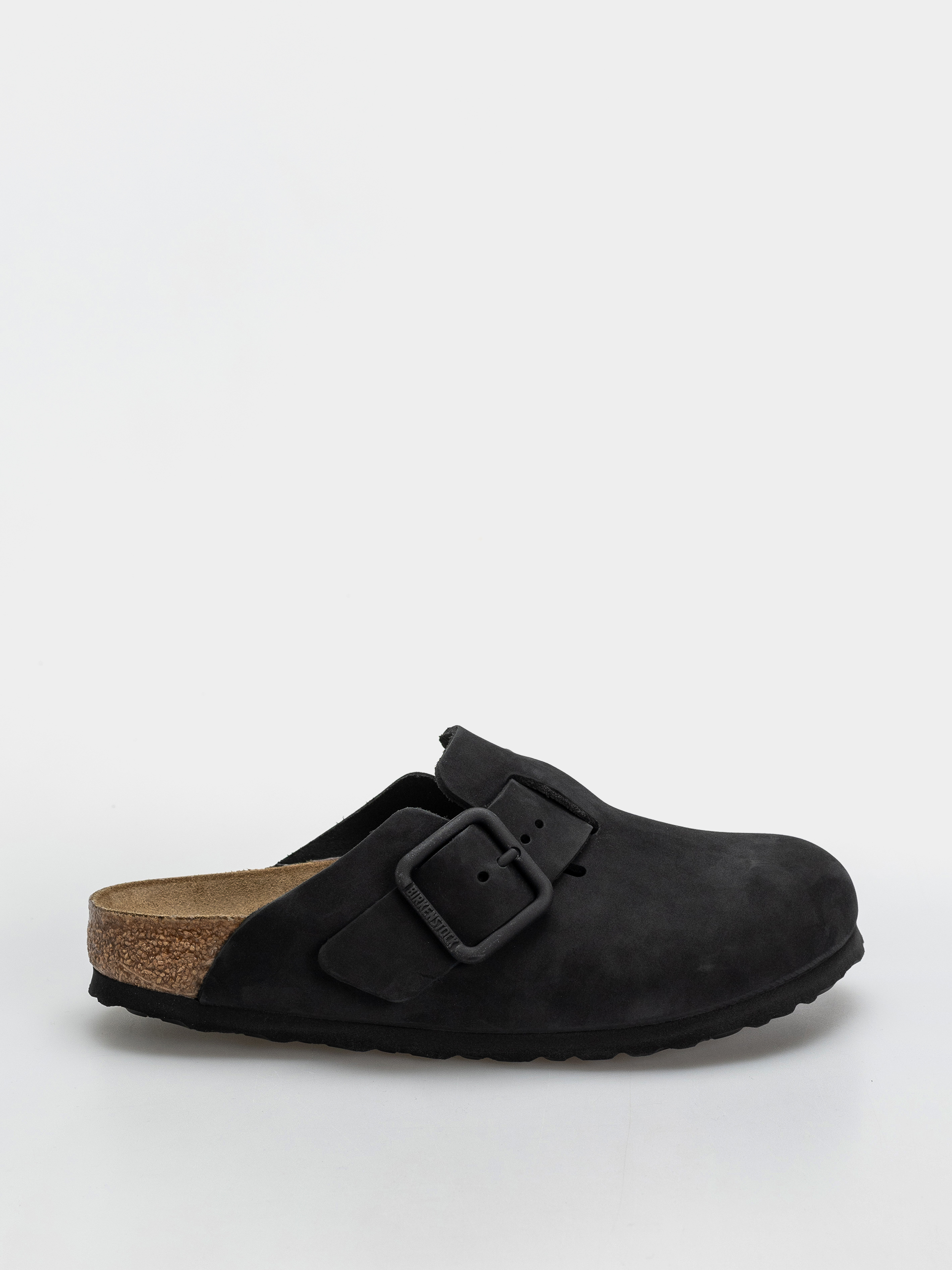 Plážovky Birkenstock Boston Wire Buckle Nubuck Leather Narrow