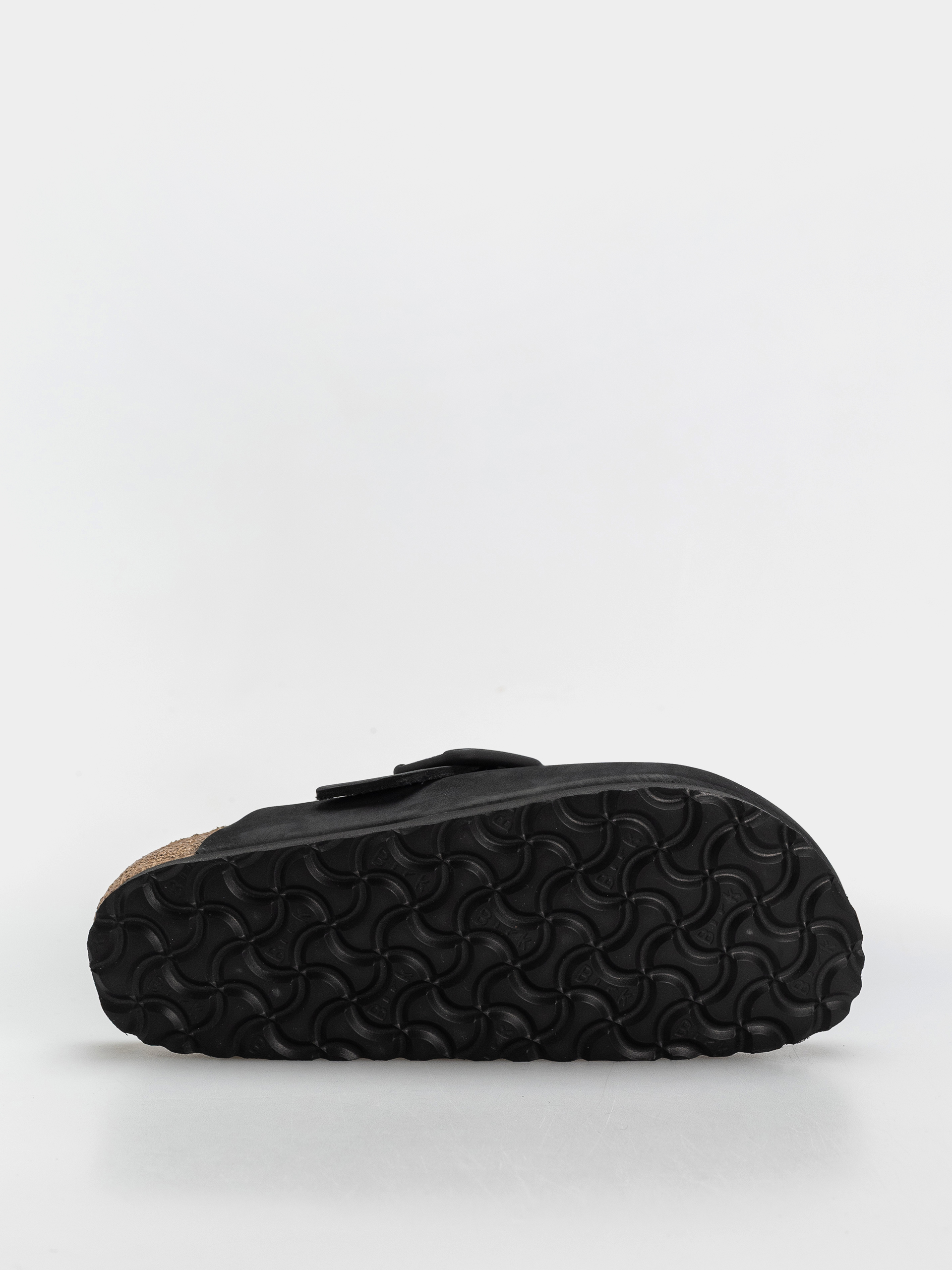 Plážovky Birkenstock Boston Wire Buckle Nubuck Leather Narrow (black)