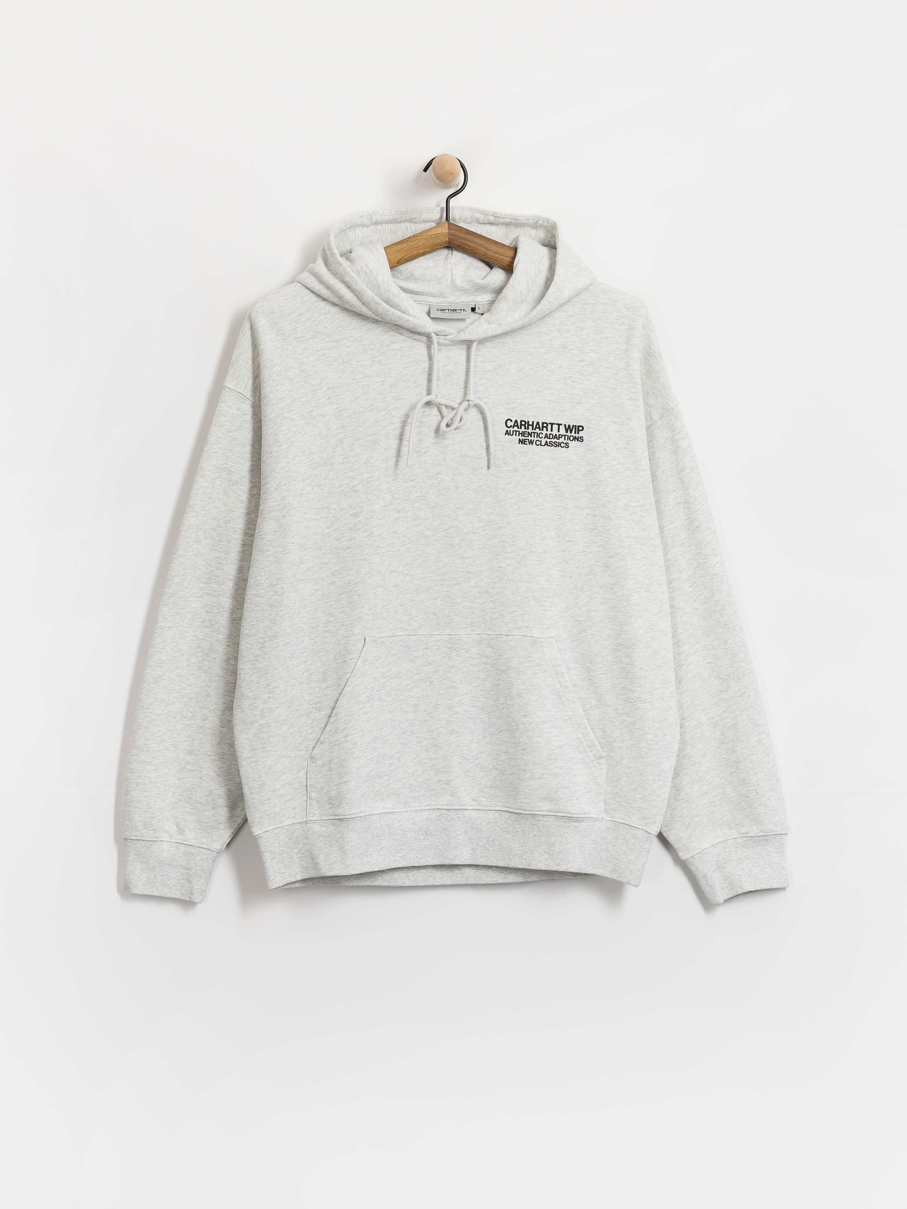 Mikina s kapucí Carhartt WIP Sean Hamilton HD (ash heather)