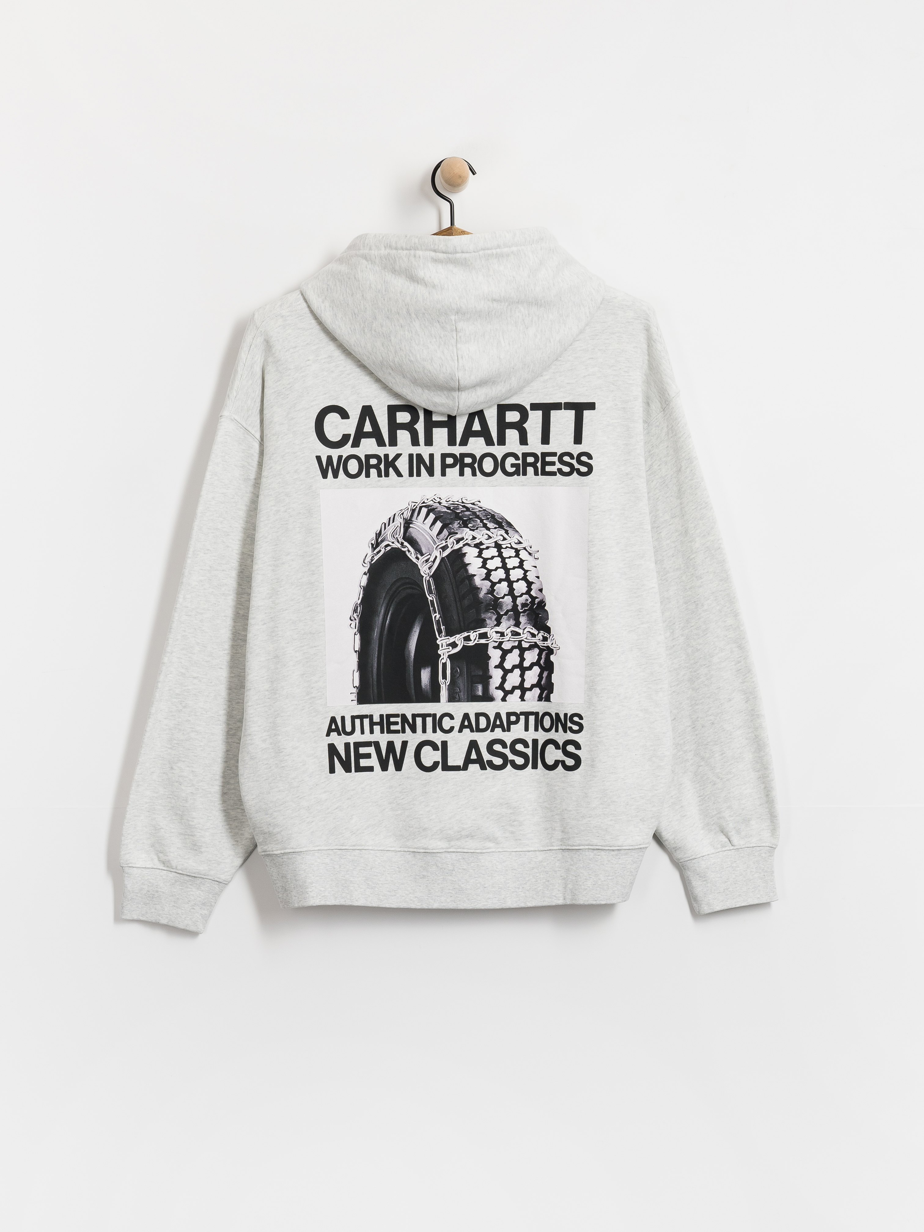 Mikina s kapucí Carhartt WIP Sean Hamilton HD (ash heather)