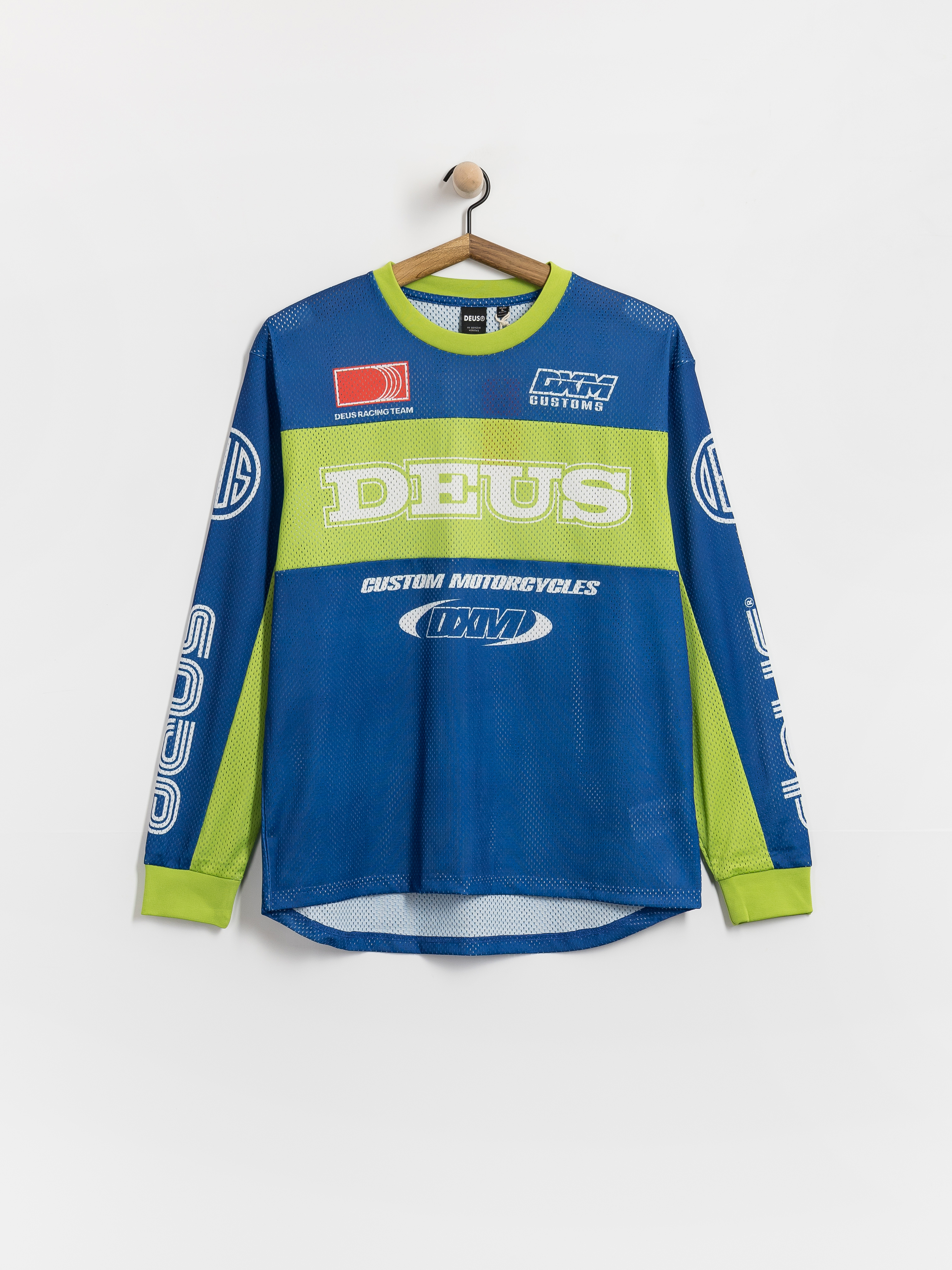 Triko Deus Ex Machina Step Out Moto Jersey (blue)