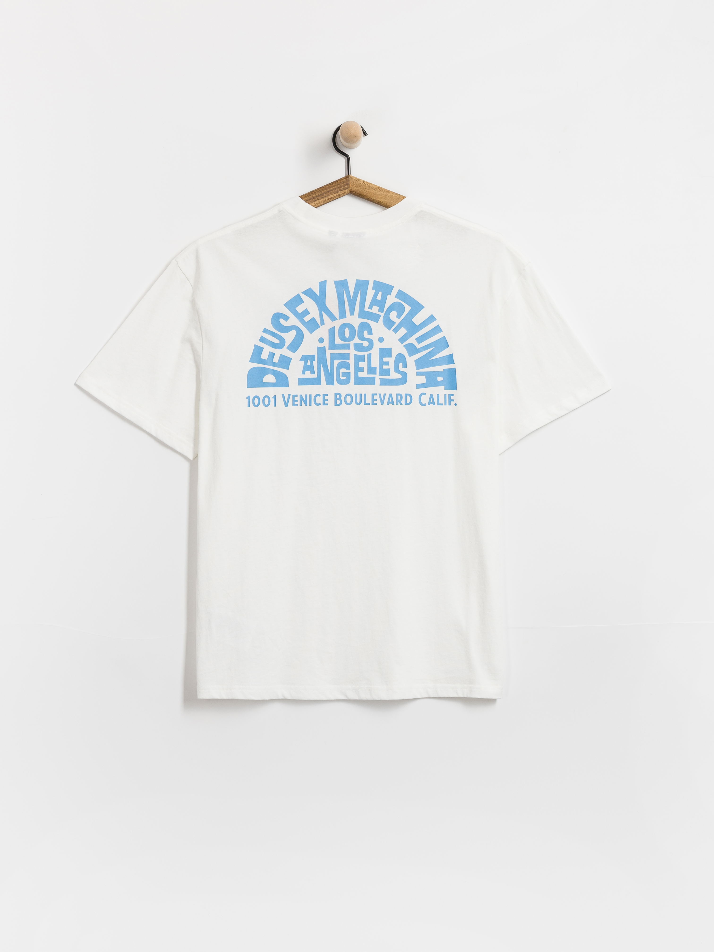 Tričko Deus Ex Machina Los Angeles Address (vintage white)