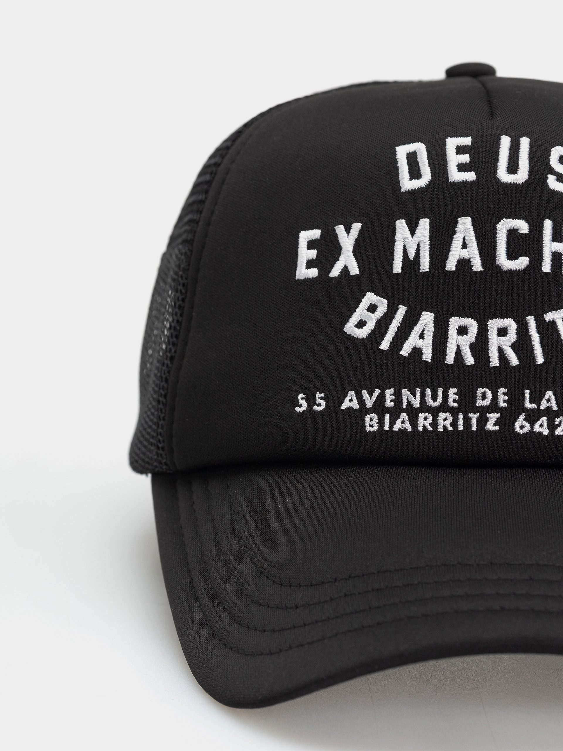 Kšiltovka  Deus Ex Machina Biarritz Address (black)