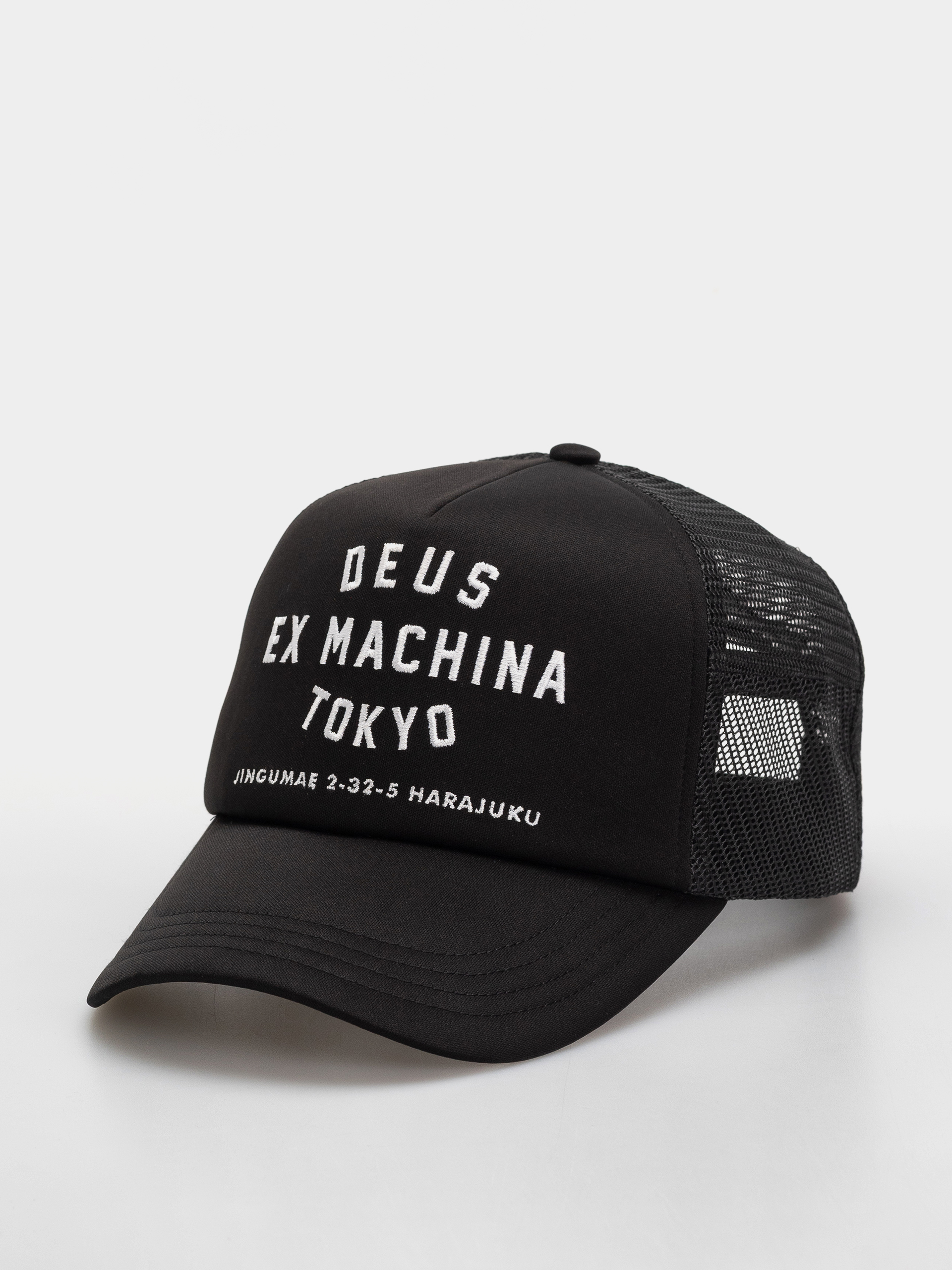 Kšiltovka  Deus Ex Machina Harajuku Address (black)
