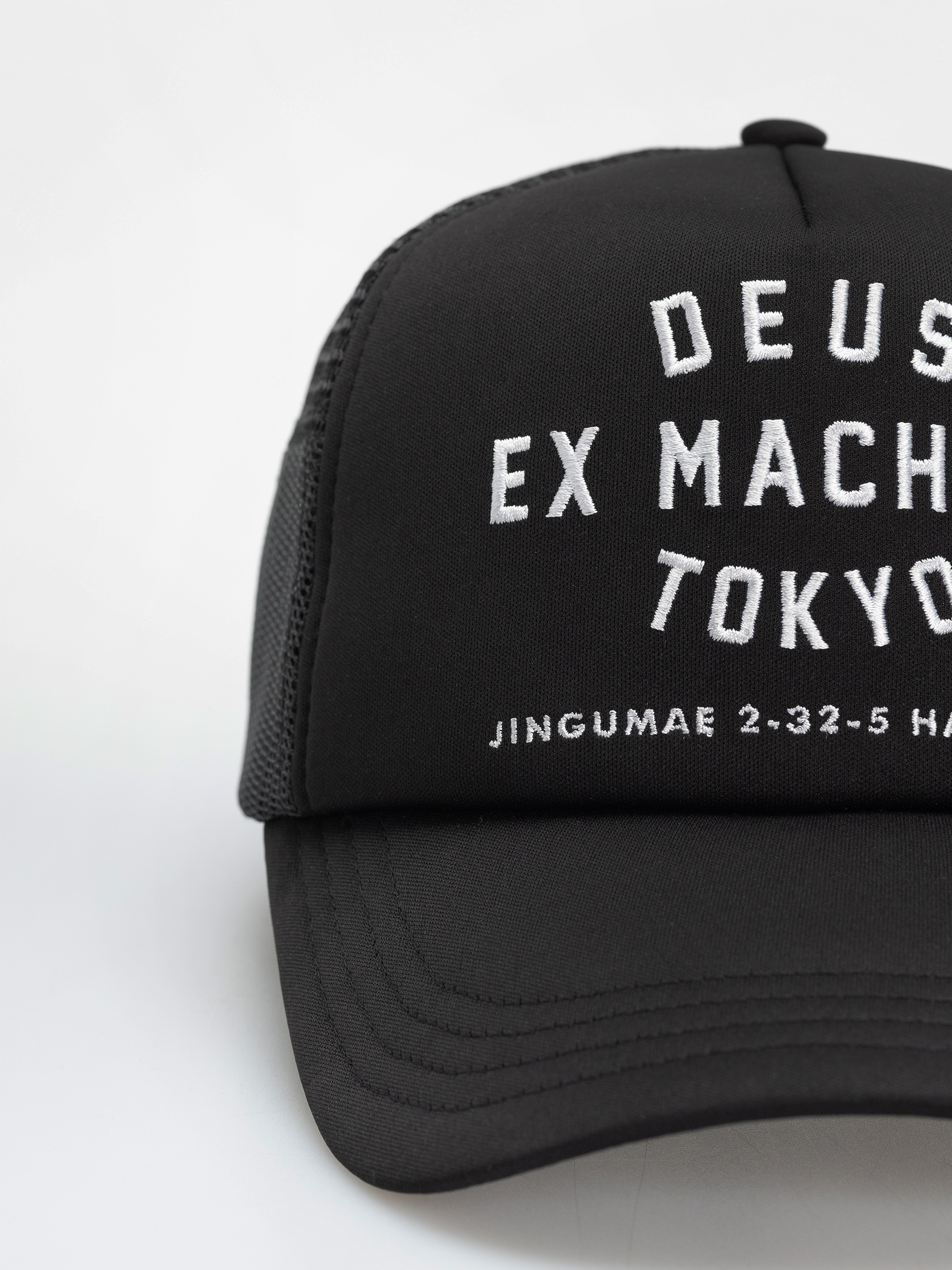 Kšiltovka  Deus Ex Machina Harajuku Address (black)