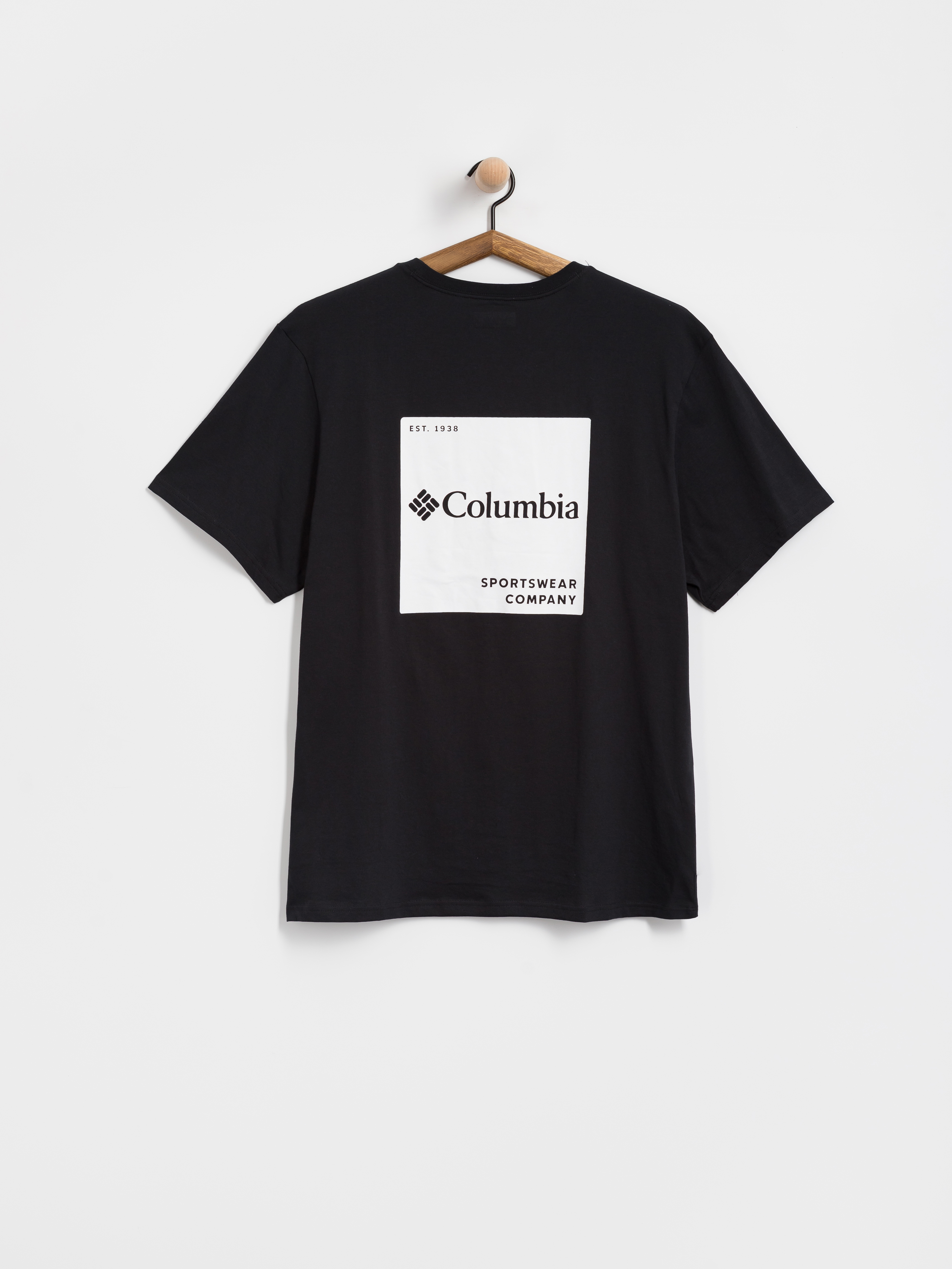 Tričko Columbia CSC Logo Back (black/boxy brand)