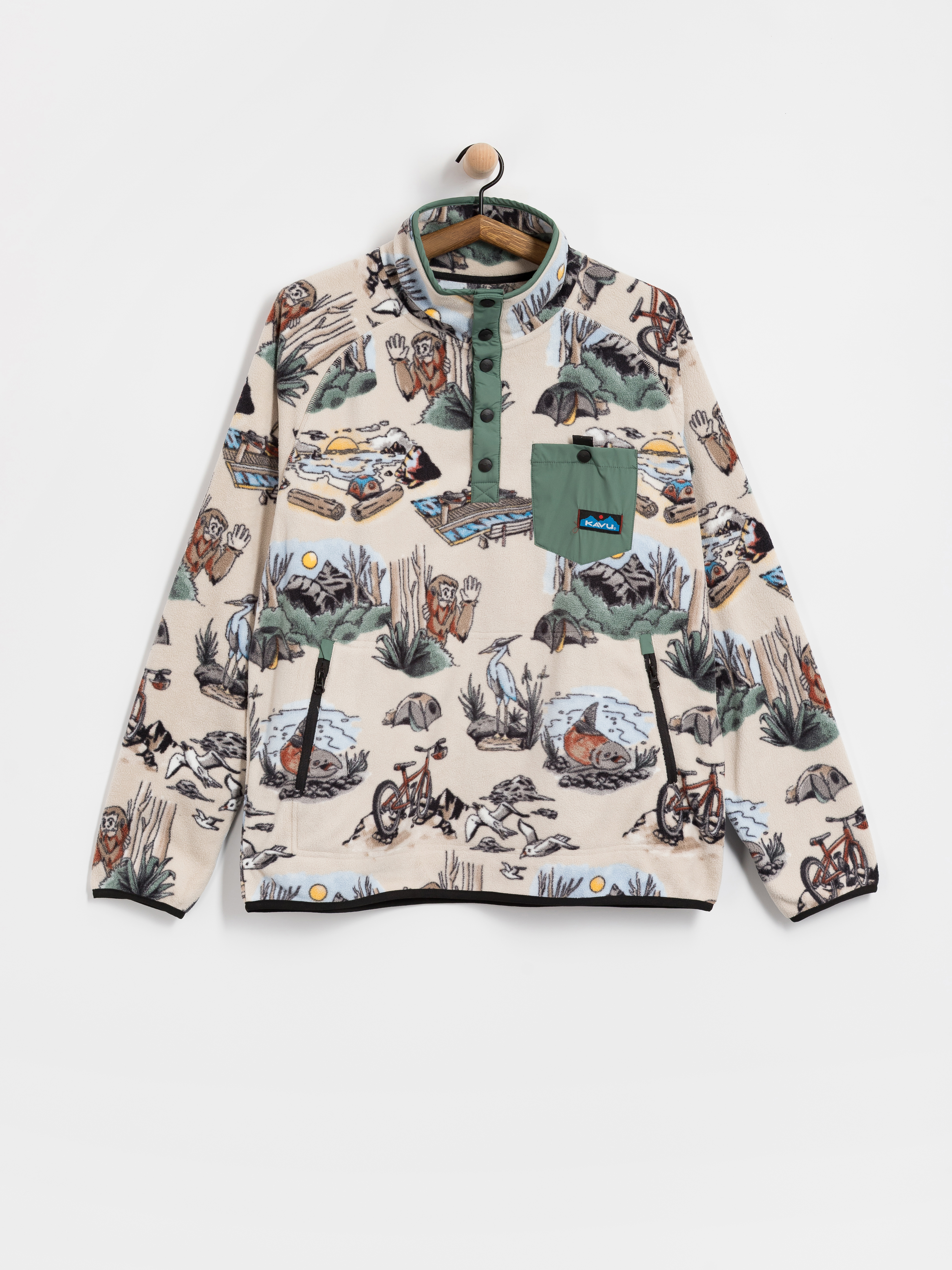 Fleecovu00e1 mikina Kavu Teannaway (places to be)