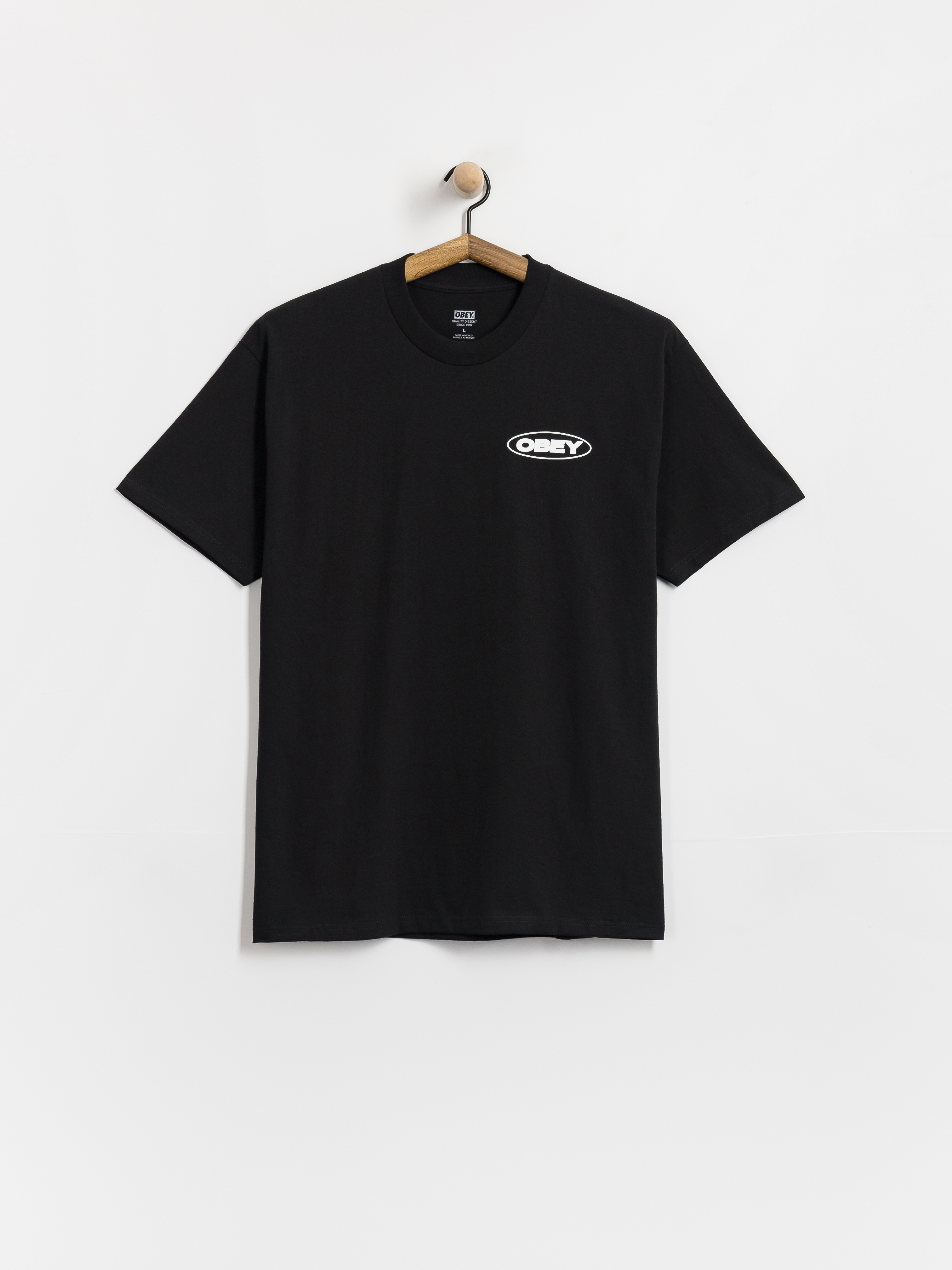 Tričko OBEY Global Impact (black)