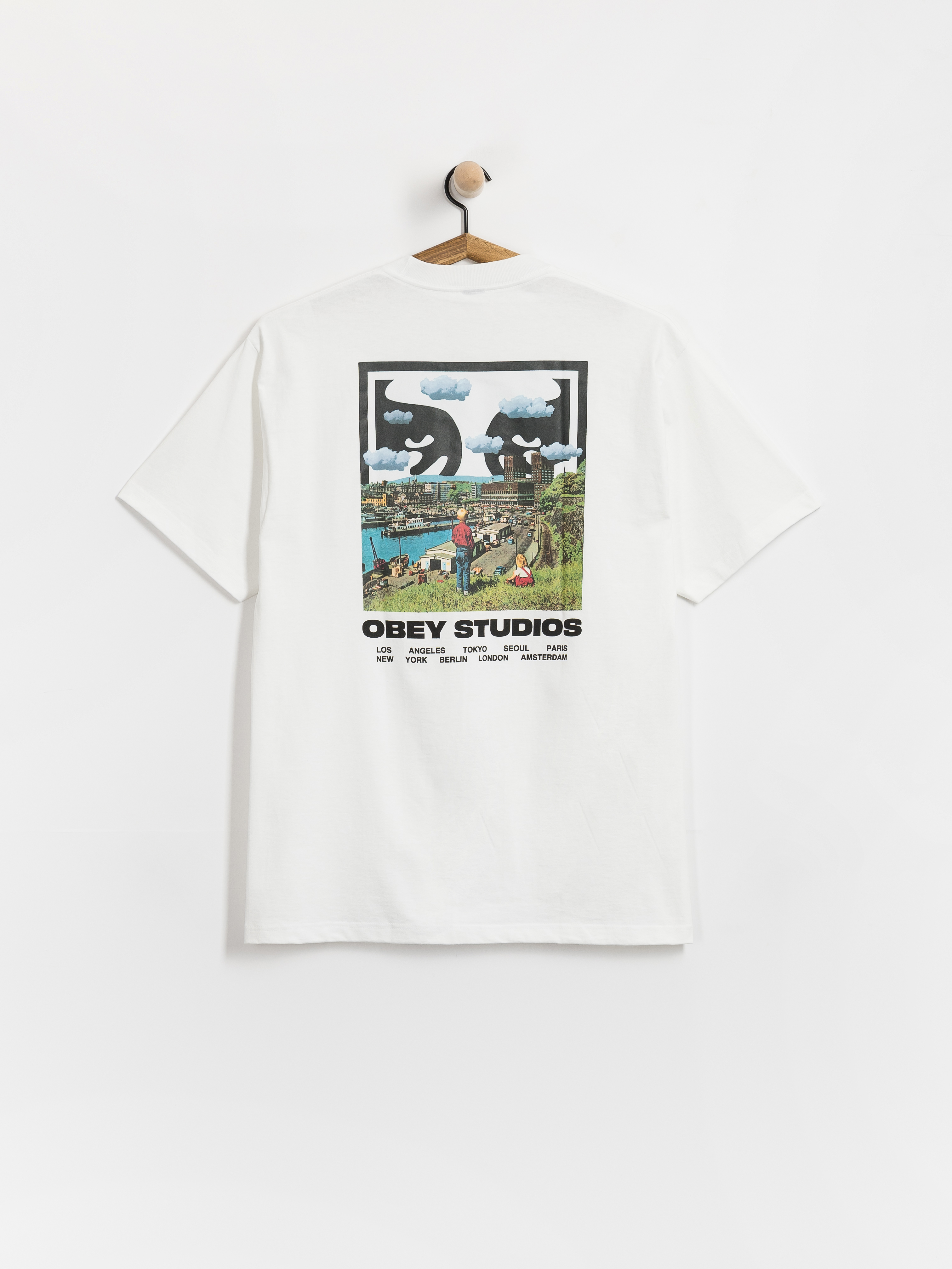 Tričko OBEY Sky Face