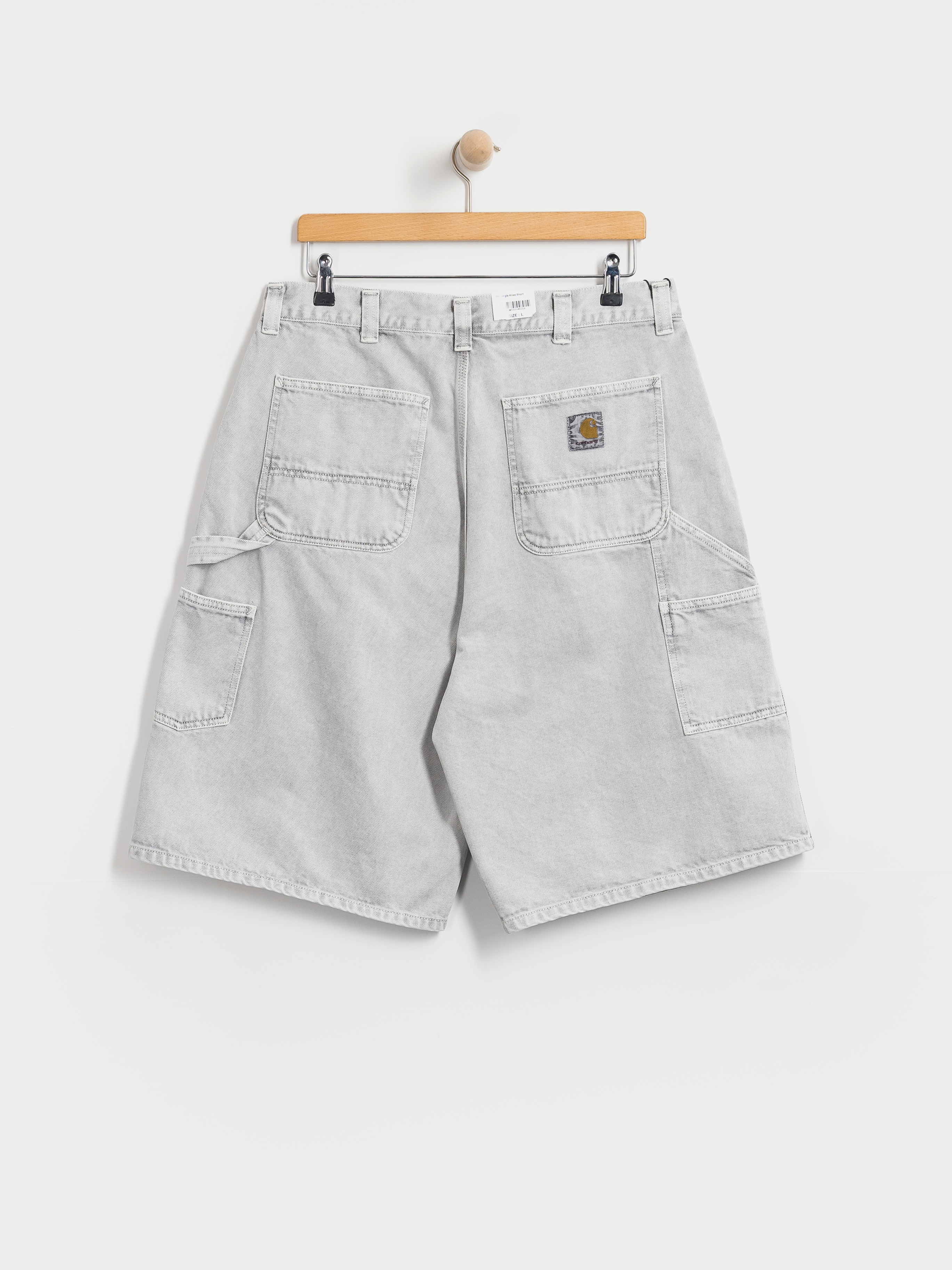 Kraťasy Carhartt WIP OG Single Knee (black chalk wash)
