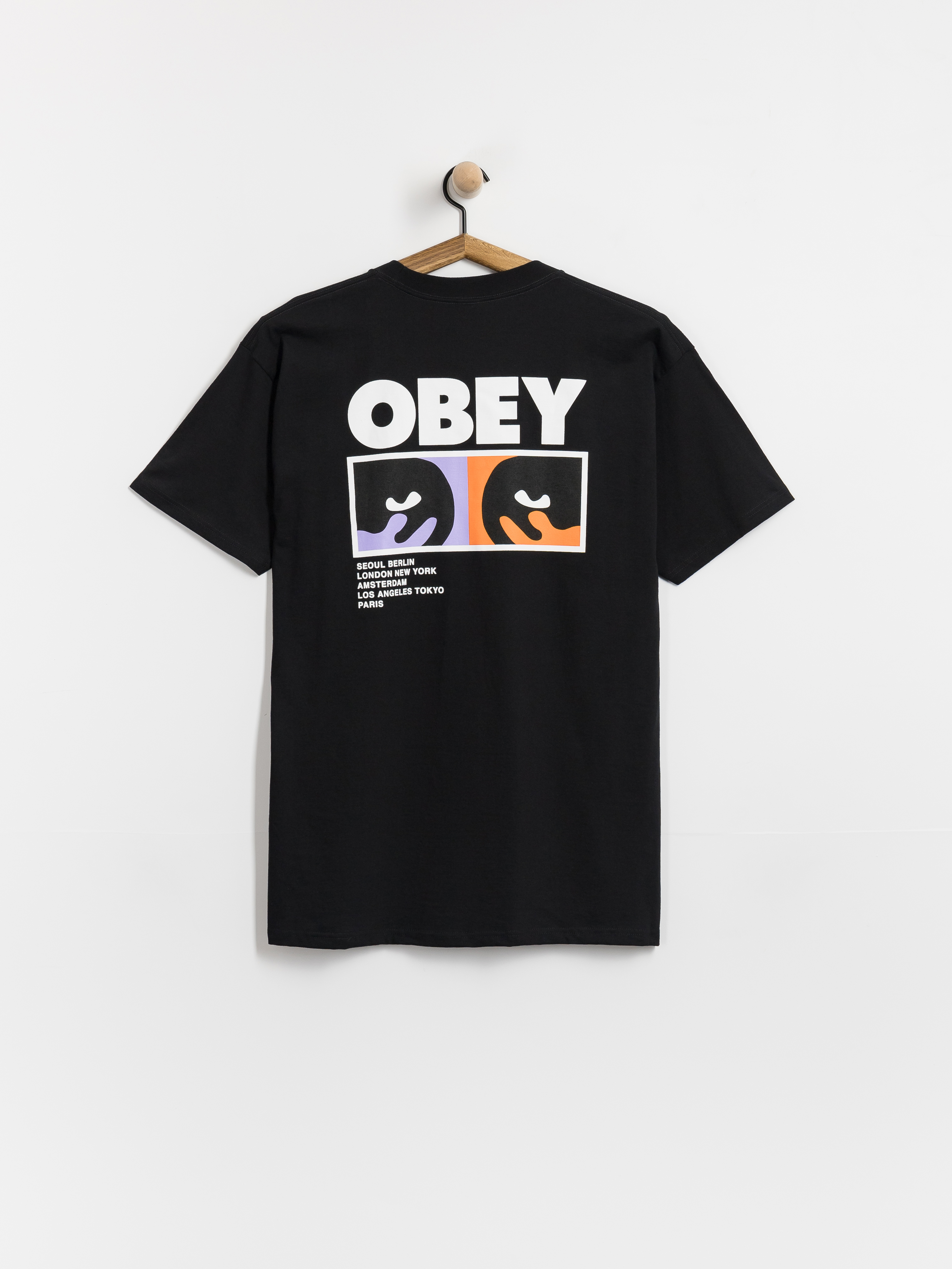 Tričko OBEY Always Watching (black)