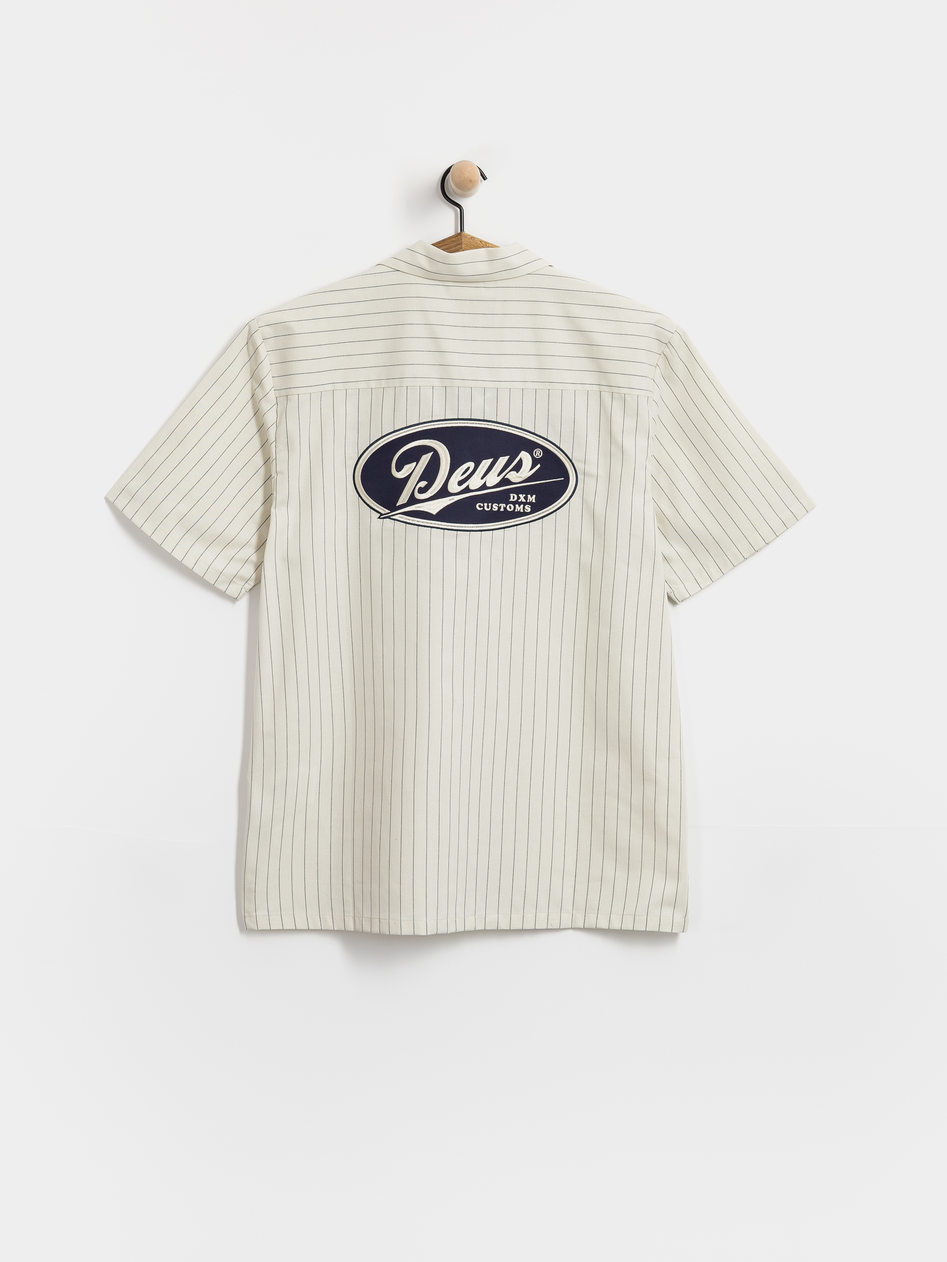 Košile Deus Ex Machina Forecourt Stripe (dirty white)