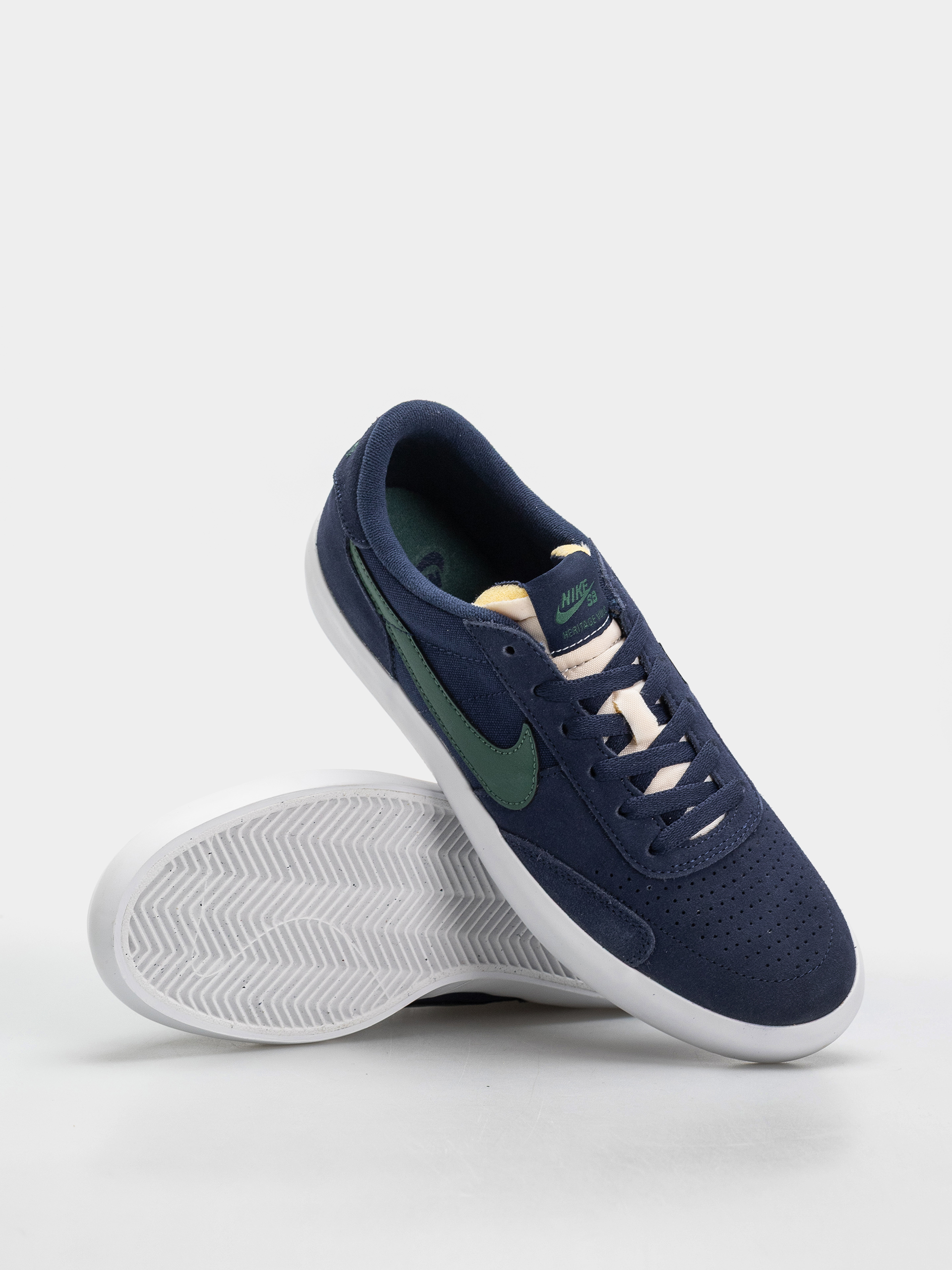 Boty Nike SB Heritage Vulc (midnight navy/noble green midnight navy)