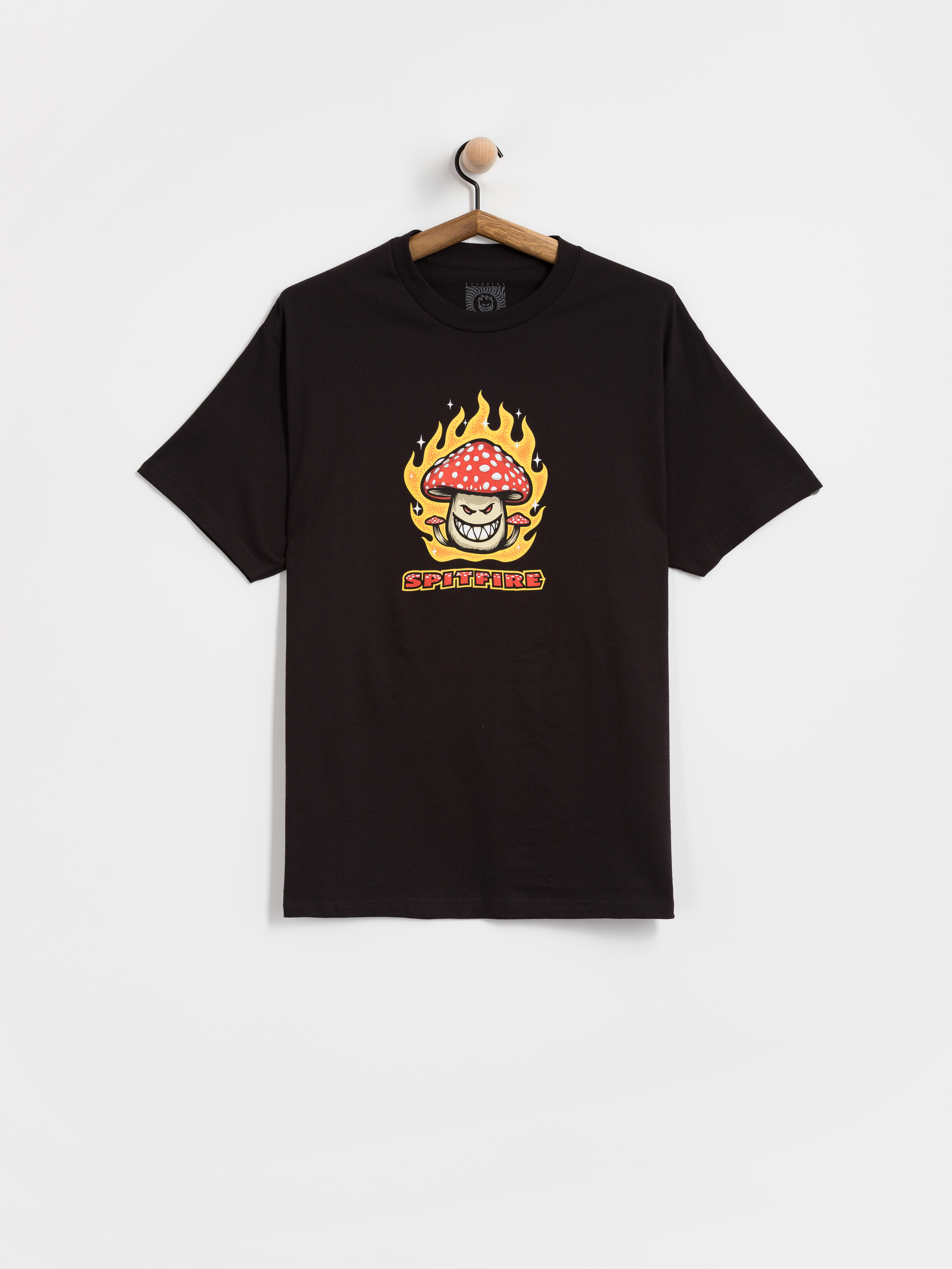 Tričko Spitfire Mushroom Bighead (black)