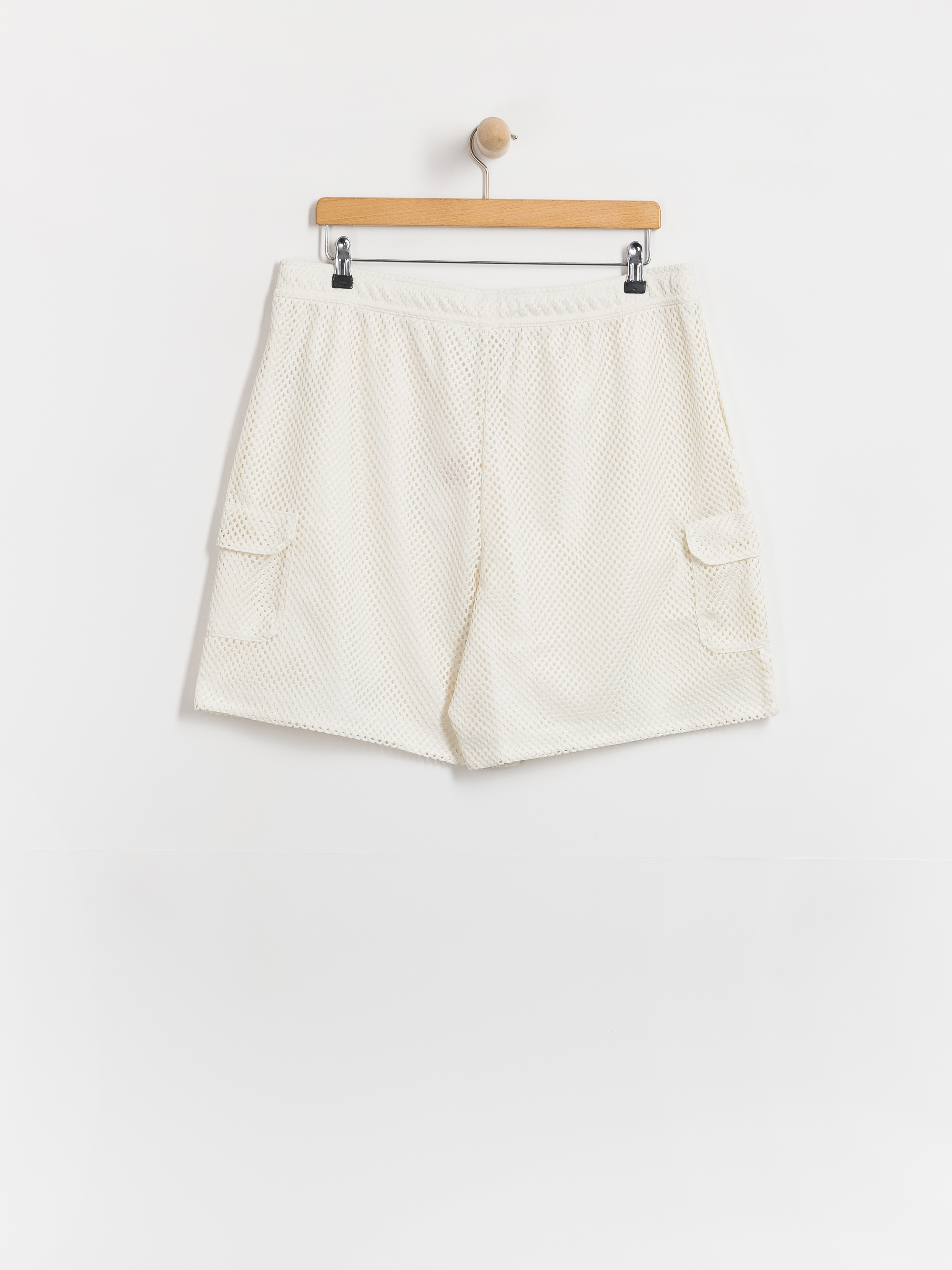 Kraťasy The North Face Tnf Red Box Mesh Utility (white dune)