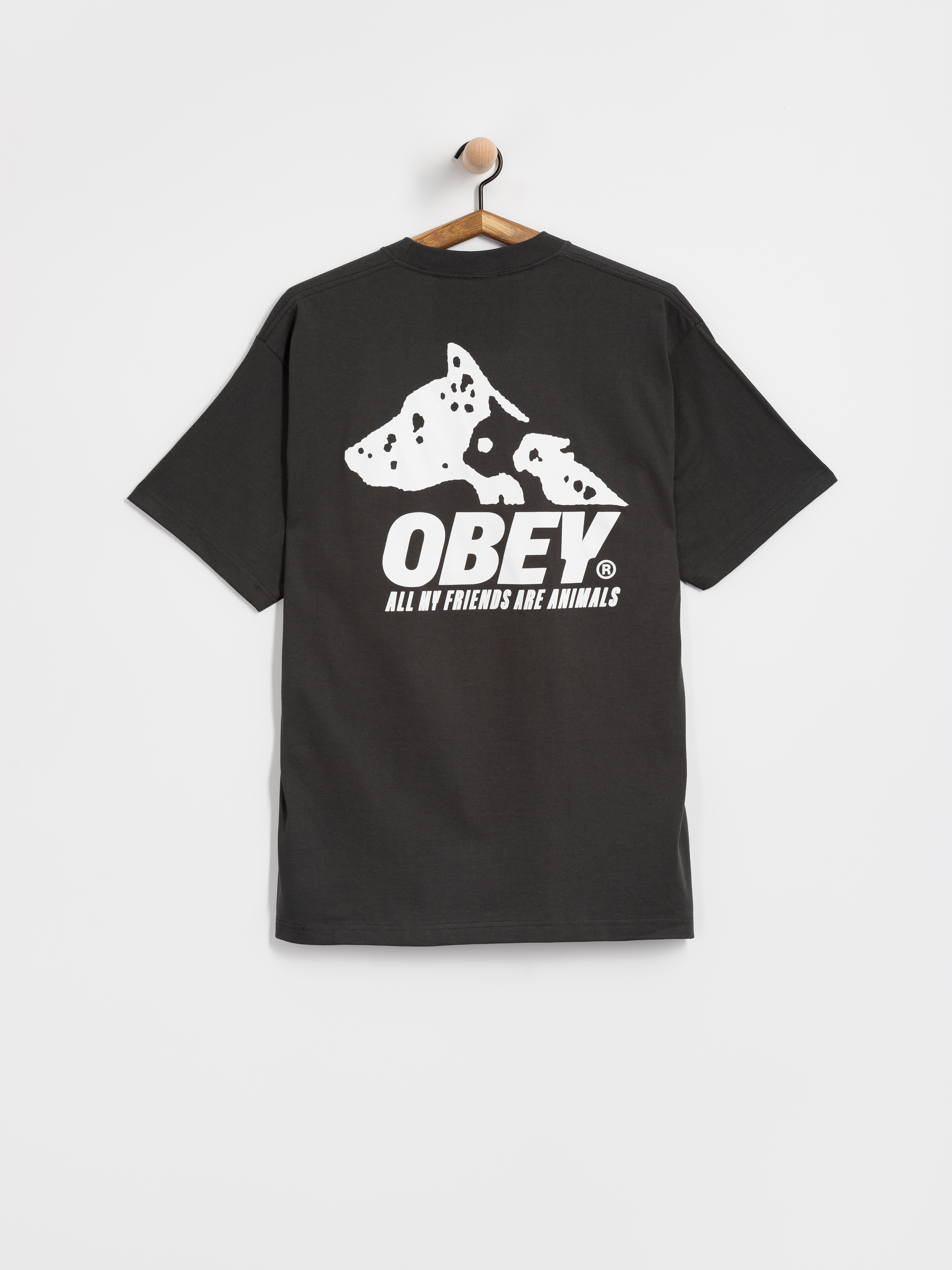 Tričko OBEY Animals (vintage black)