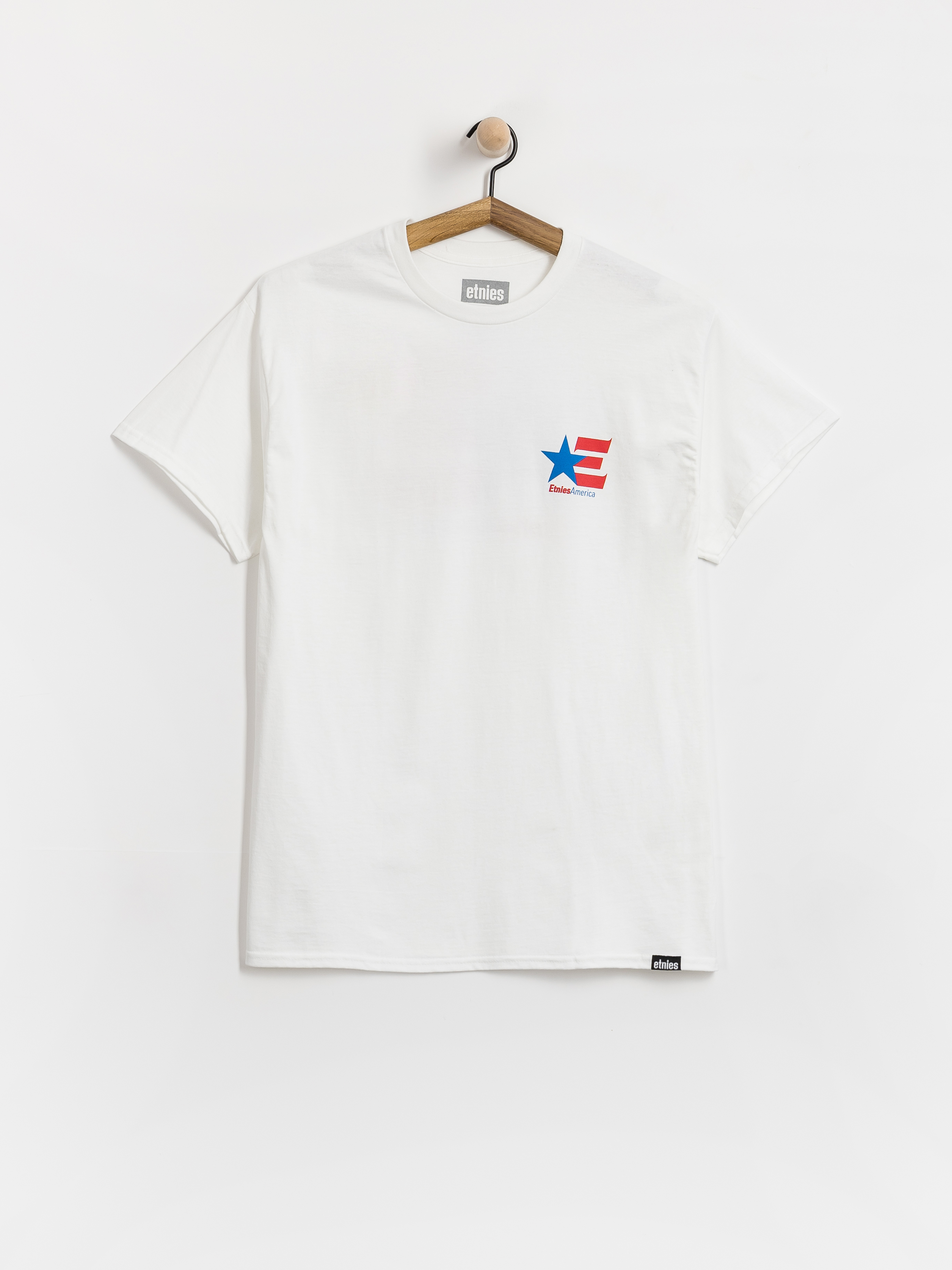 Tričko Etnies America (white/blue/red)
