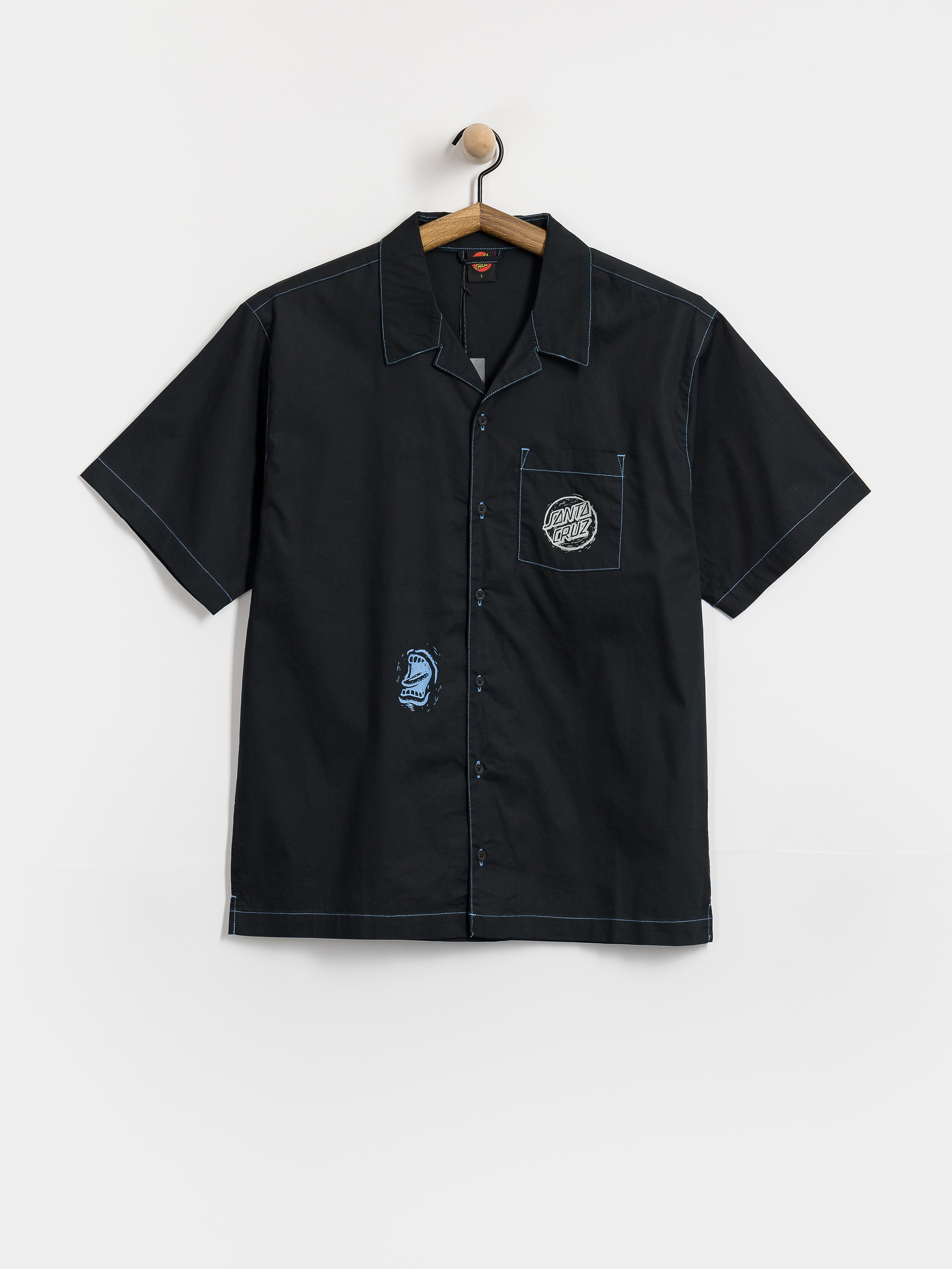 Košile Santa Cruz Stamped (black)