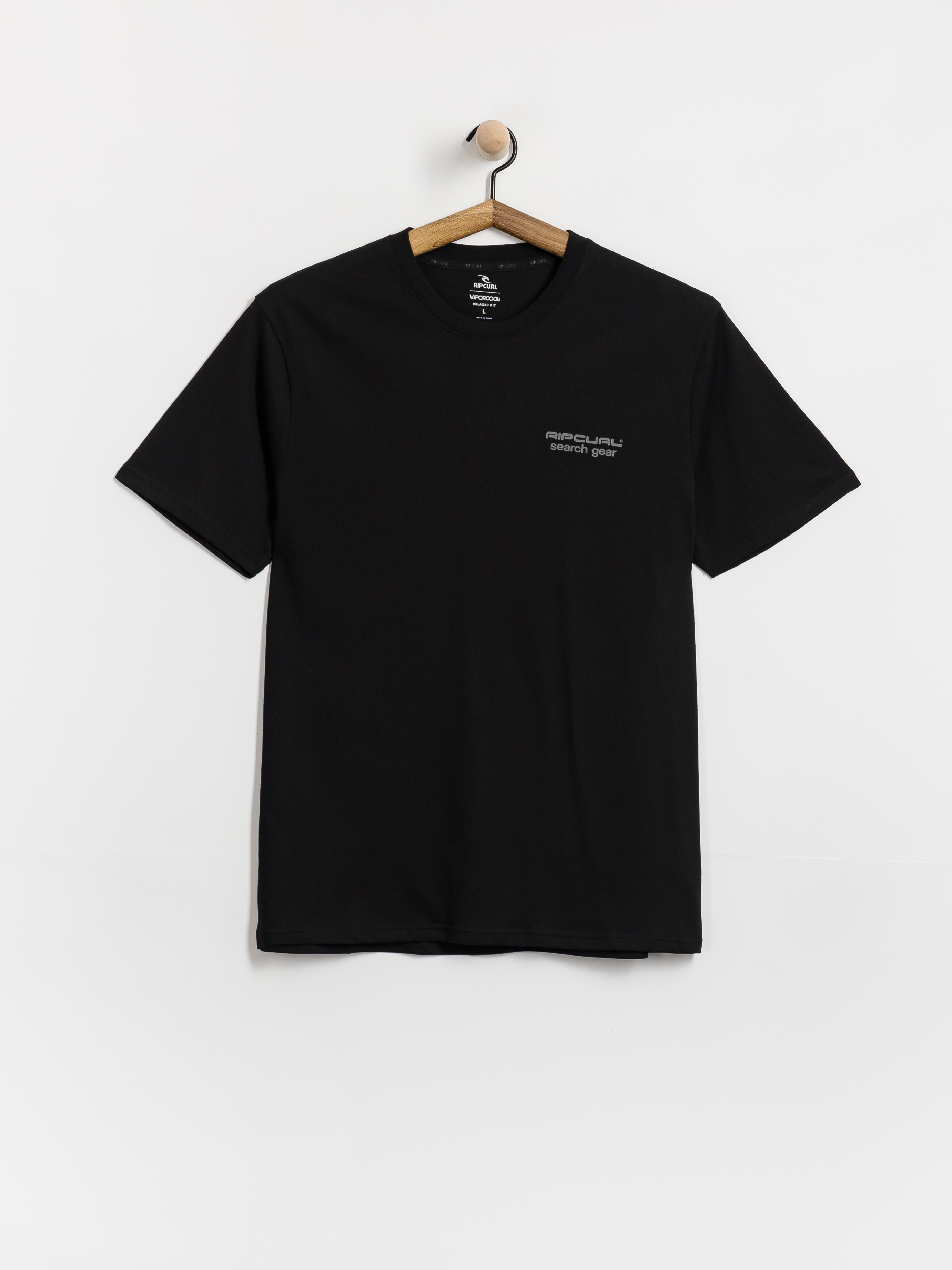 Tričko Rip Curl Vaporcool Search Peak (black)