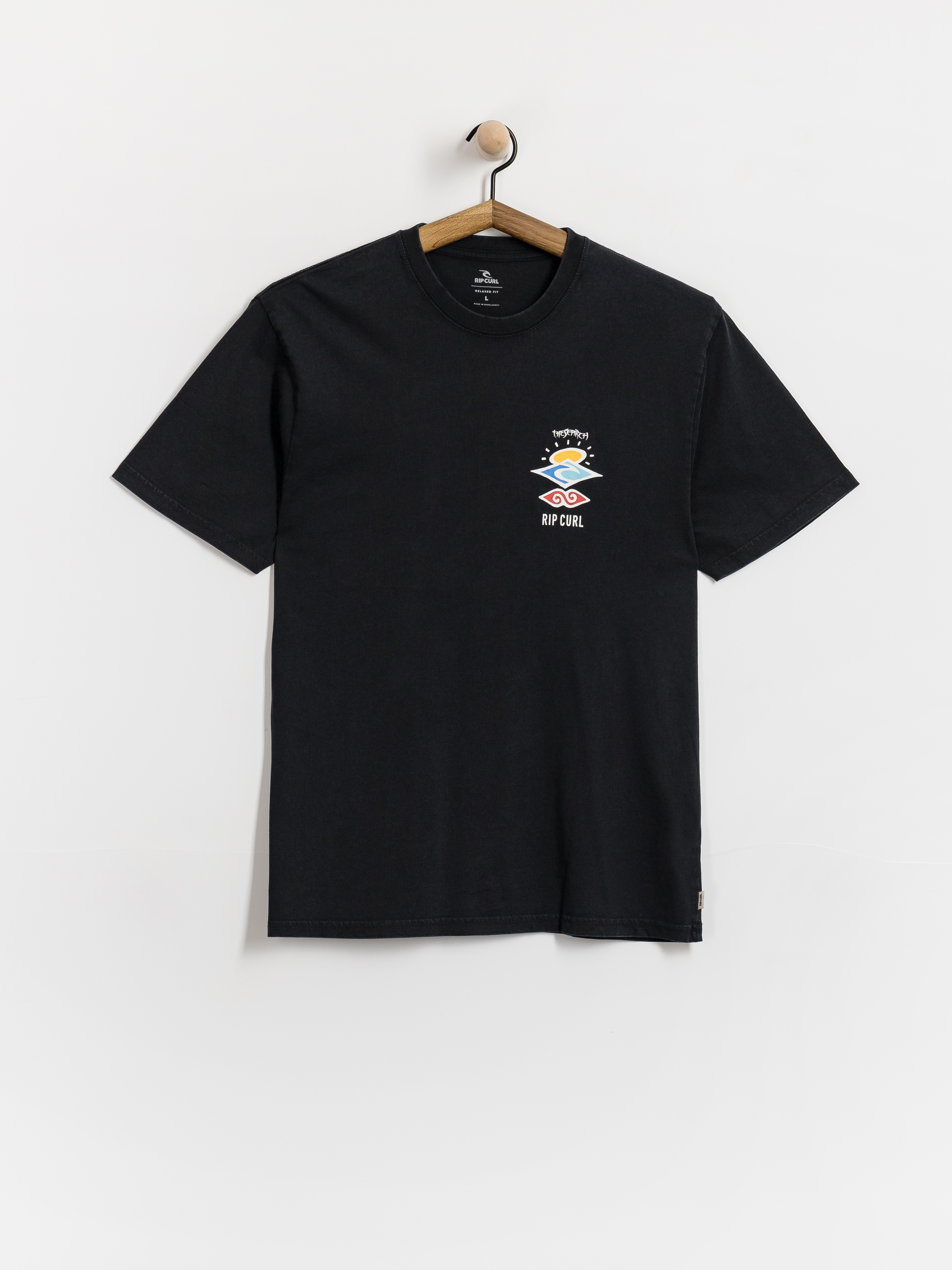 Tričko Rip Curl Search Icon (black)