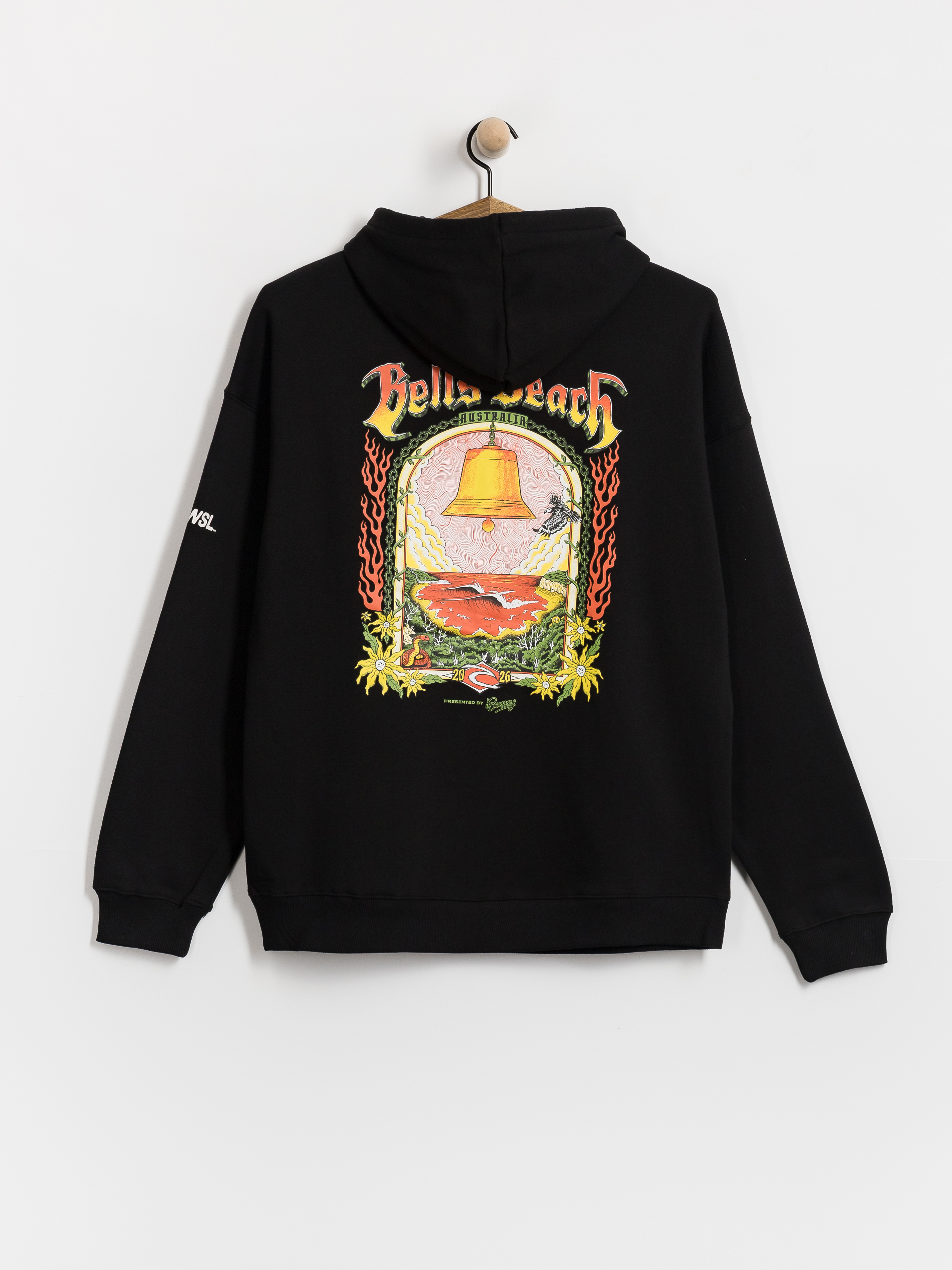 Mikina s kapucu00ed Rip Curl Bells Pro 26 HD (black)