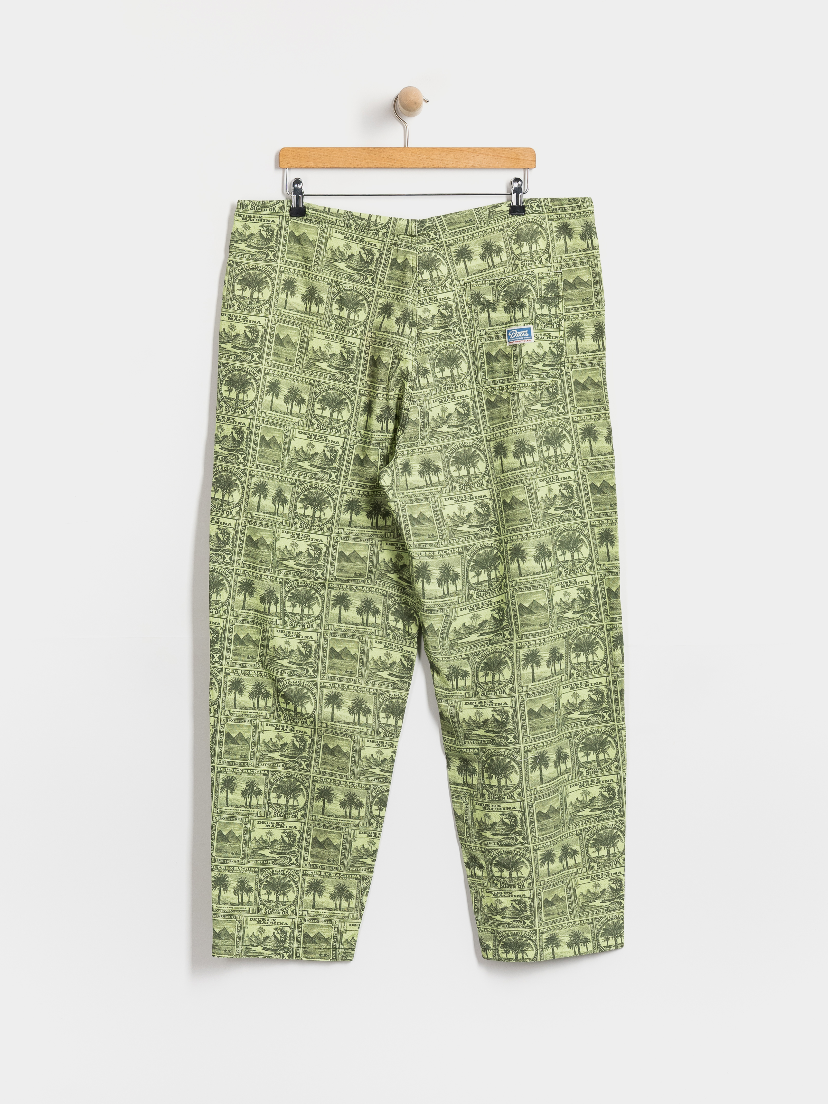 Kalhoty Deus Ex Machina Mail Man (green)