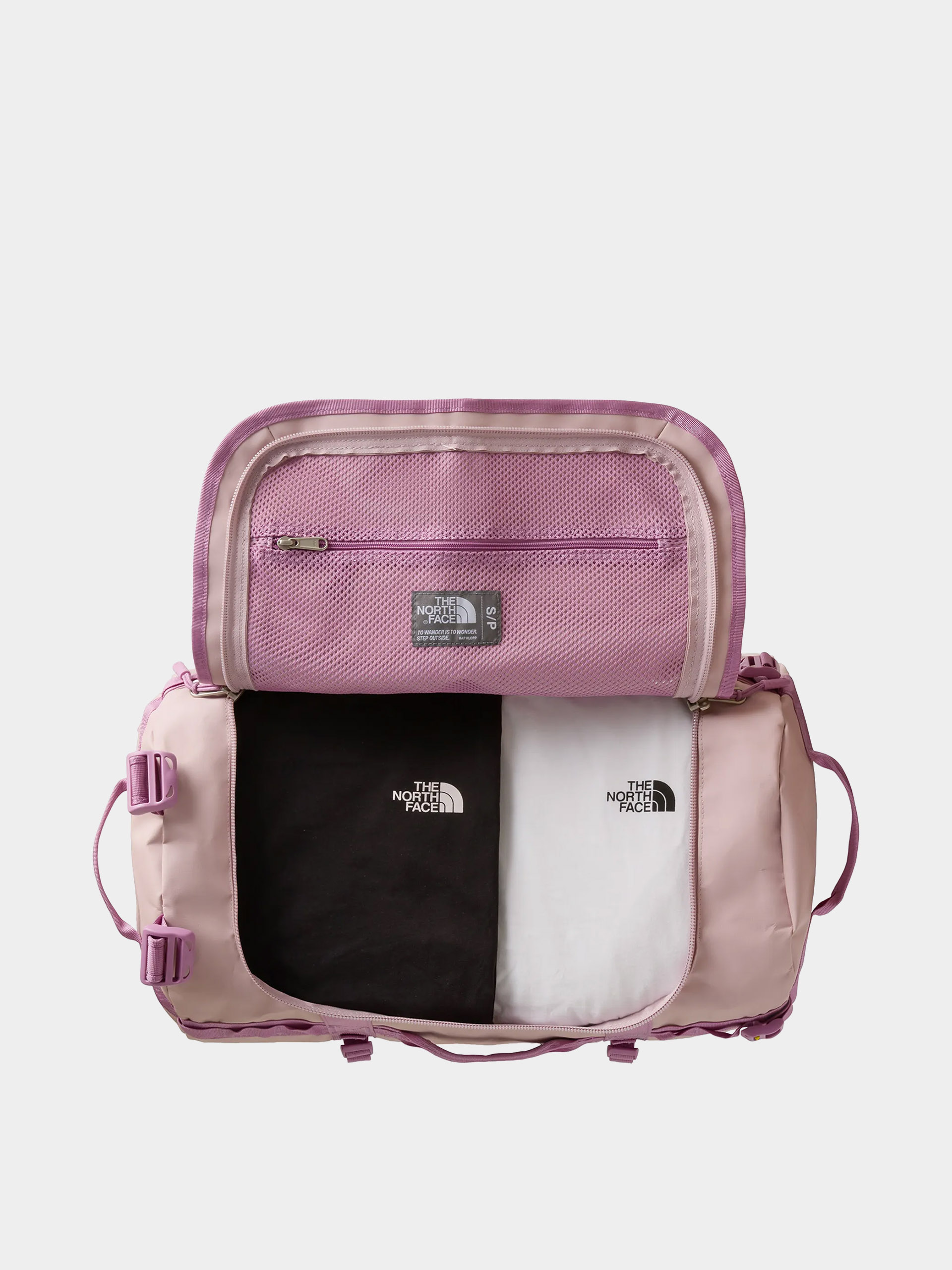 Taška The North Face Base Camp Duffel S (metal pink/hush)