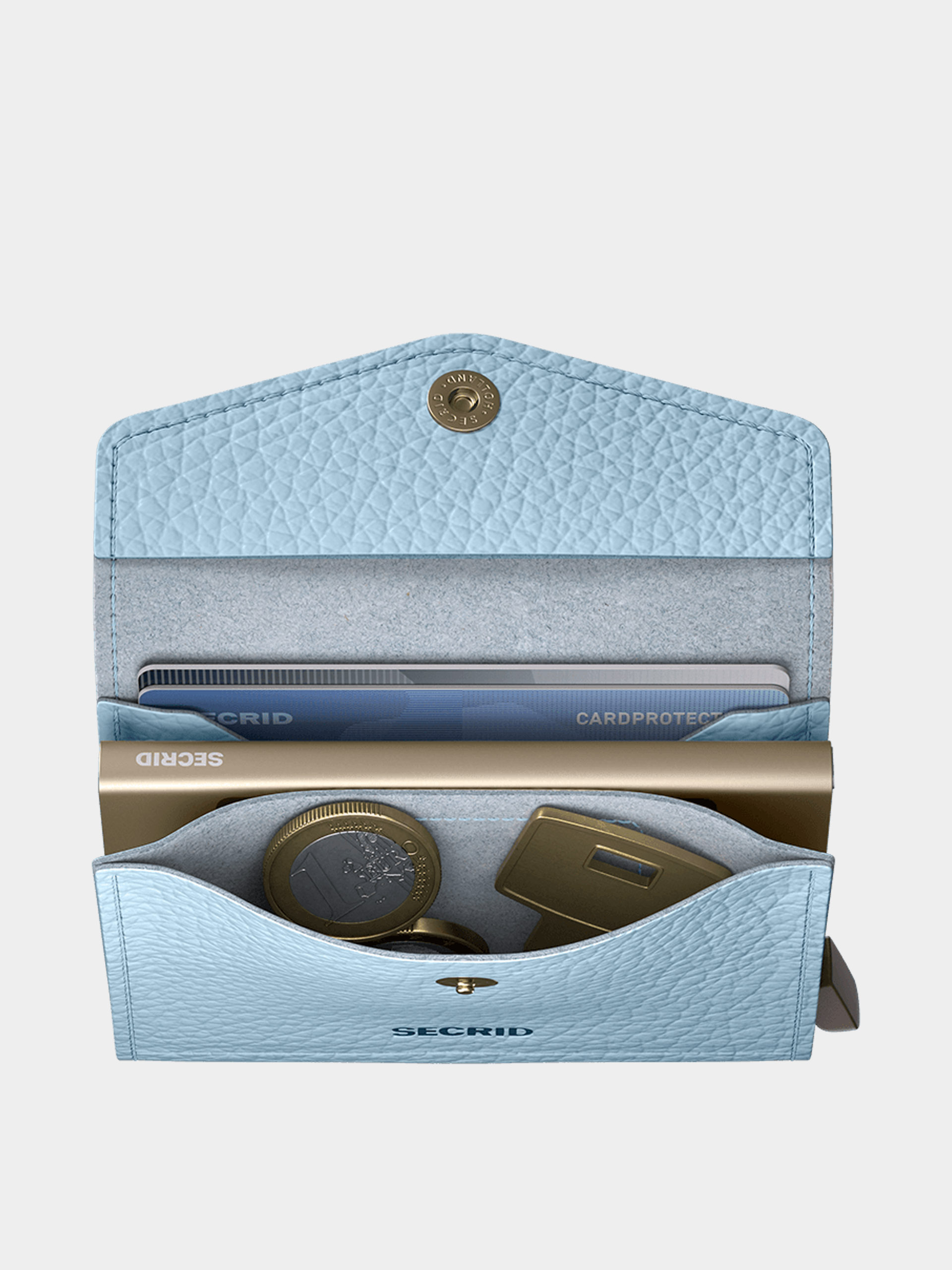 Peněženka Secrid Envelope (pebble ice blue)